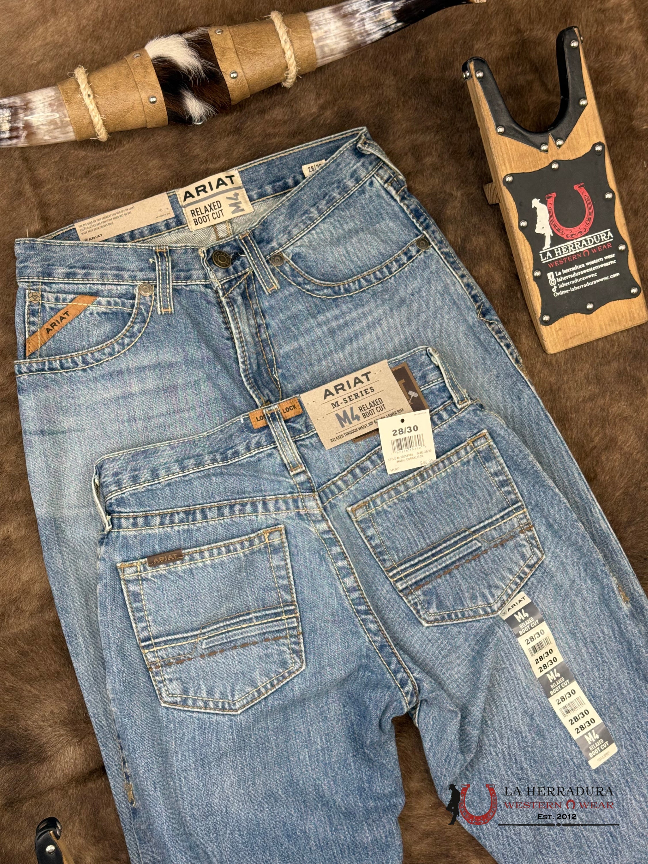 ARIAT MEN JEAN M4 Relaxed Boot Cut Corralitos - 8936 ARIAT JEANS