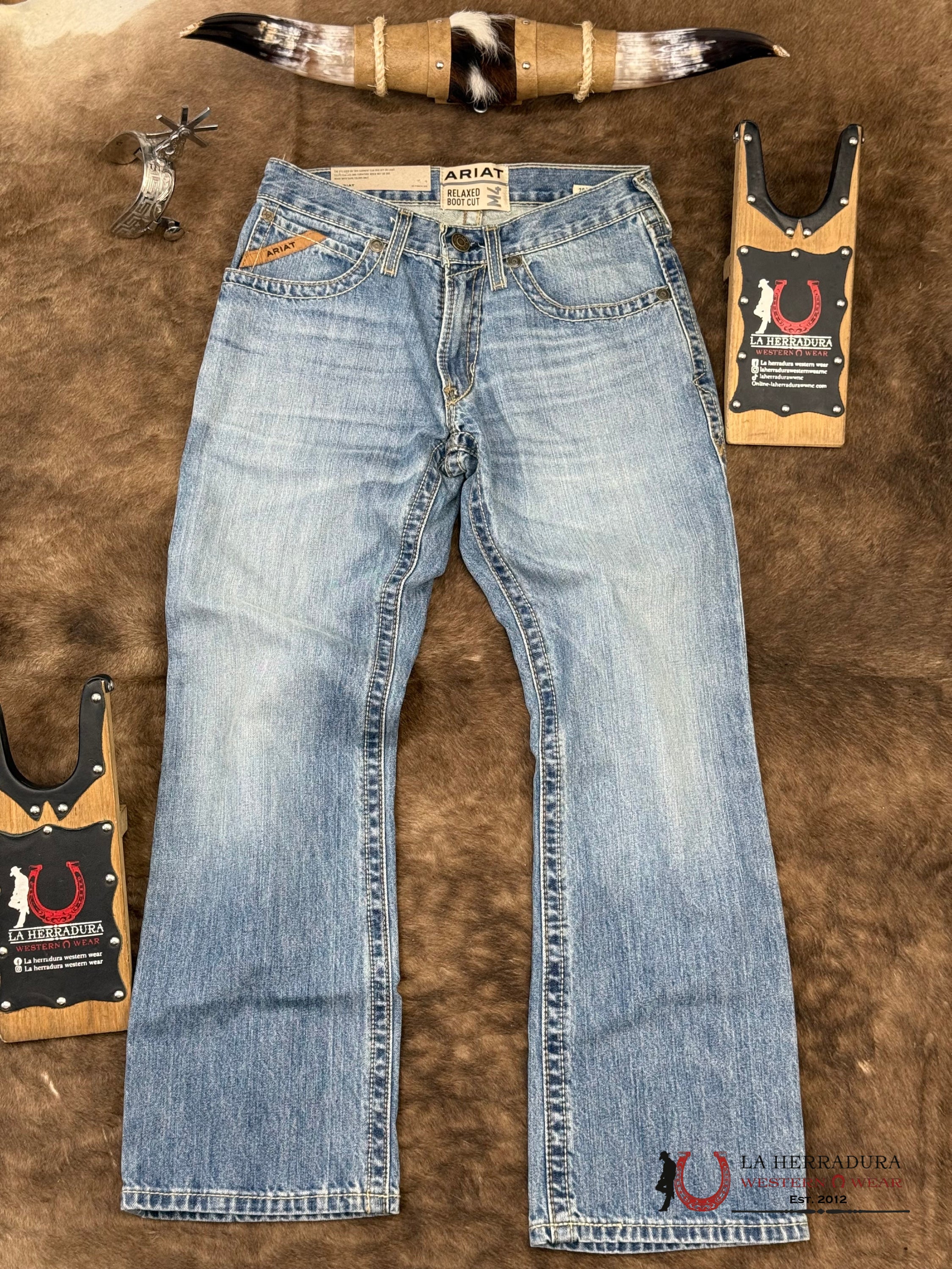 ARIAT MEN JEAN M4 Relaxed Boot Cut Corralitos - 8936 ARIAT JEANS