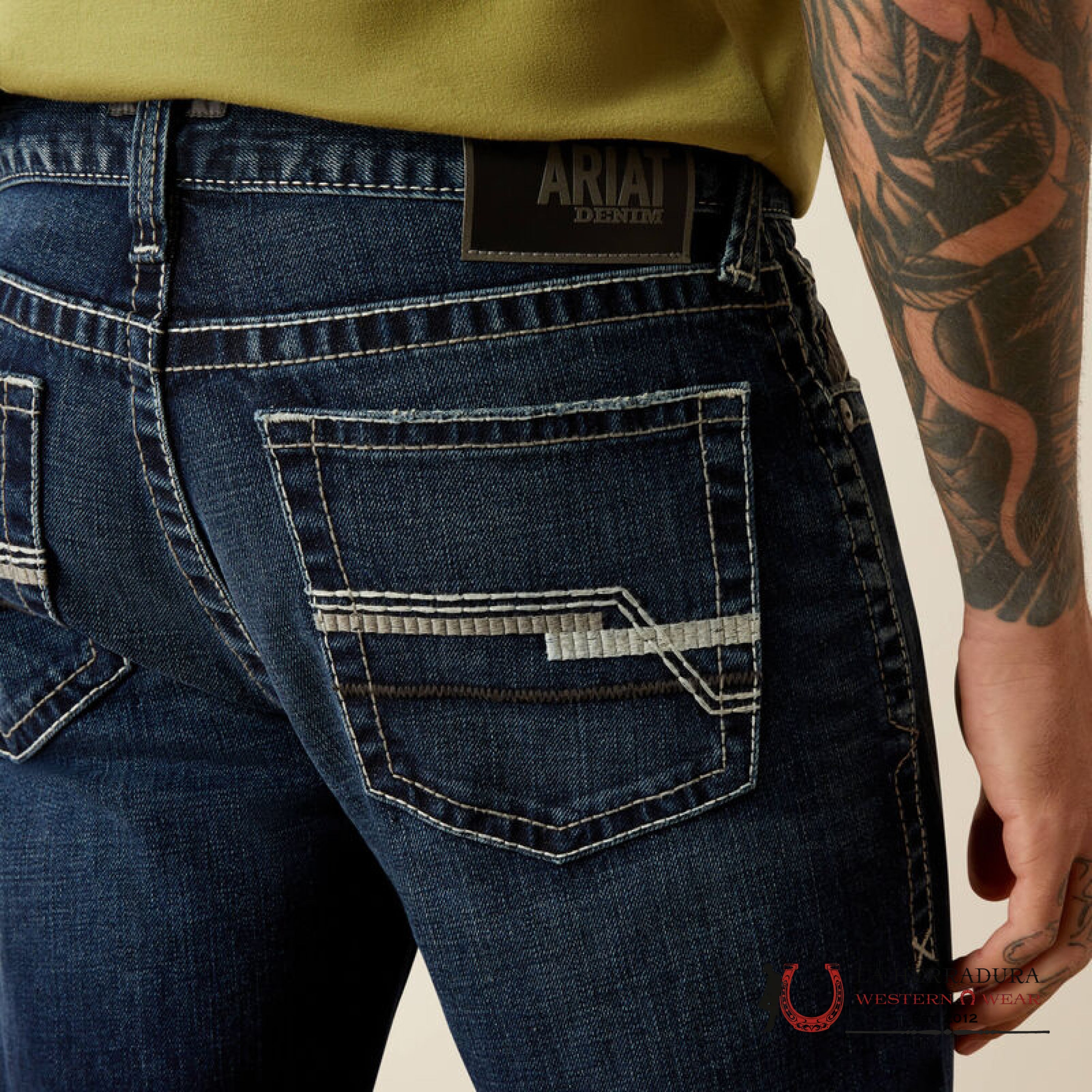 ARIAT MEN JEAN M8 Modern Slim Leg Hillcrest - 10058930 ARIAT JEANS