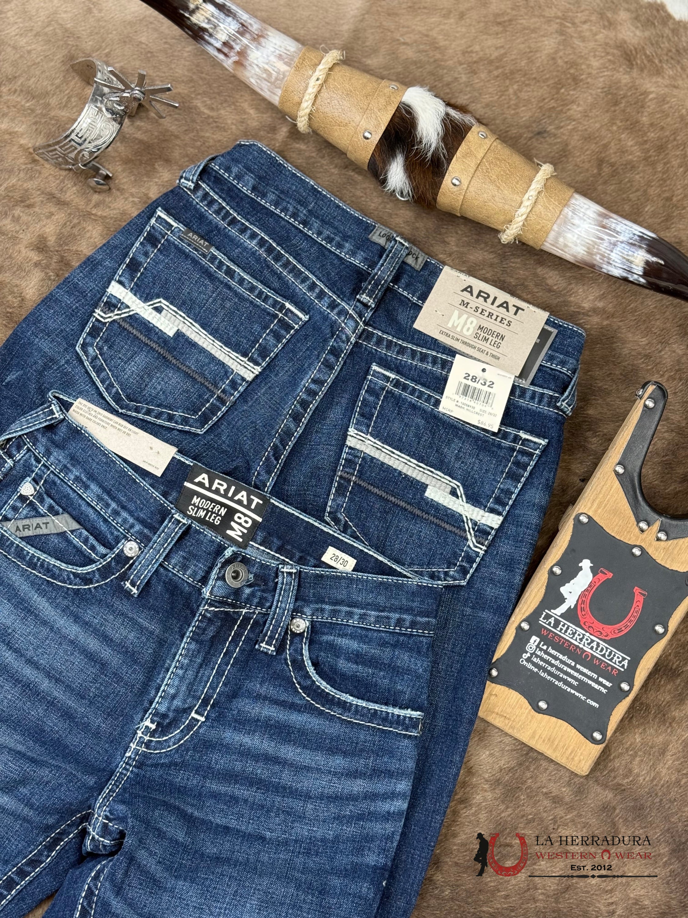 ARIAT MEN JEAN M8 Modern Slim Leg Hillcrest - 8930 ARIAT JEANS