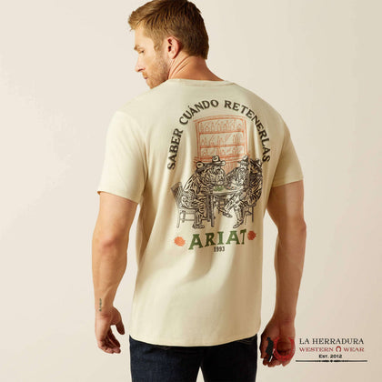 ARIAT MEN MEZCAL MEZCLILLA T-SHIRT NATURAL 10062424