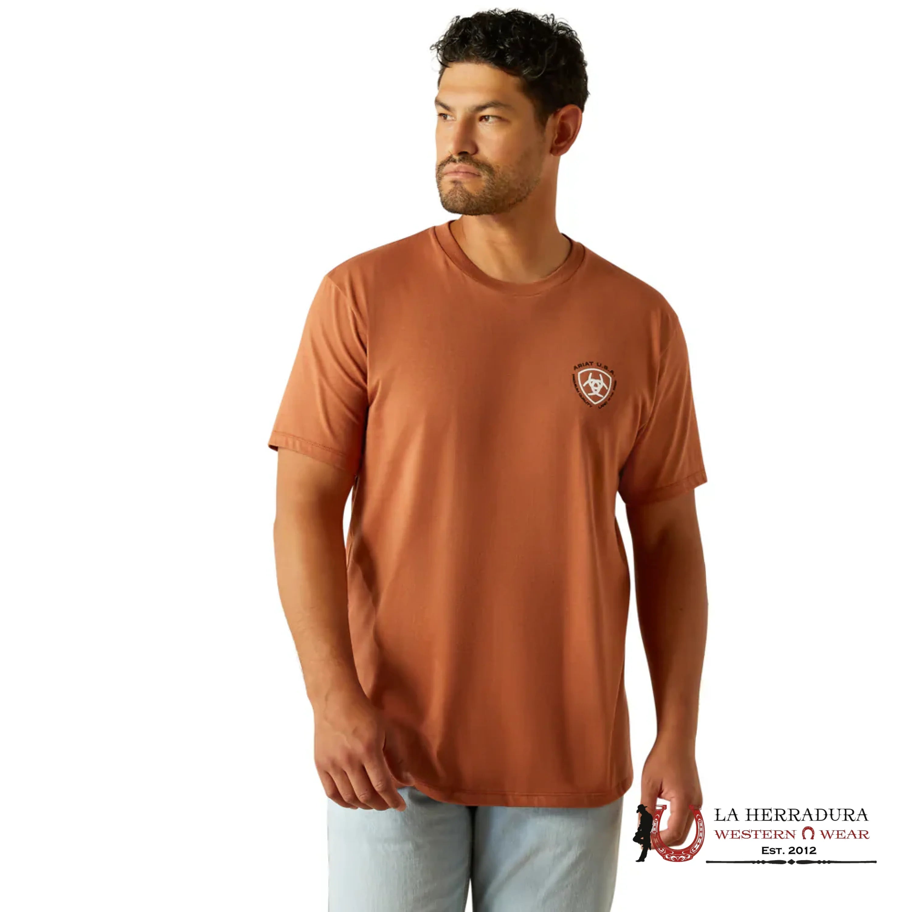 ARIAT MEN T-SHIRT LOFT SIMPLE SEAL 10058887 ROPA HOMBRES