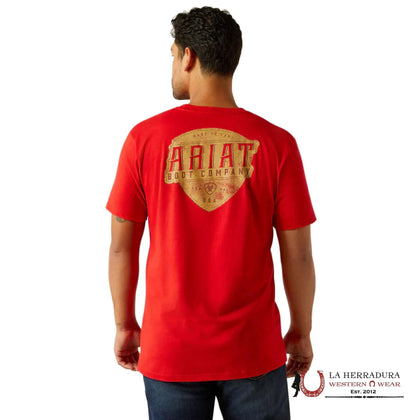 ARIAT MEN T-SHIRT RED REDKINE 10058884