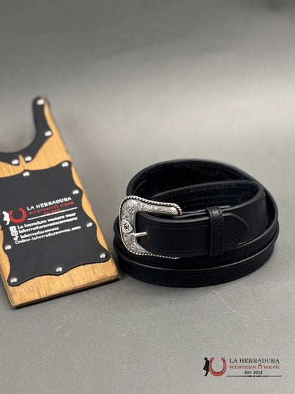 ARIAT Men's Black Distressed Belt