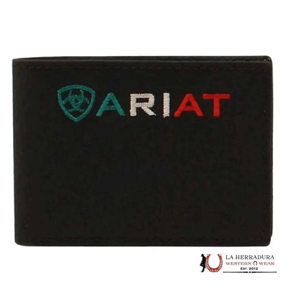 ARIAT MENS BROWM MEXICO BI-FOLD WALLET-A35507282