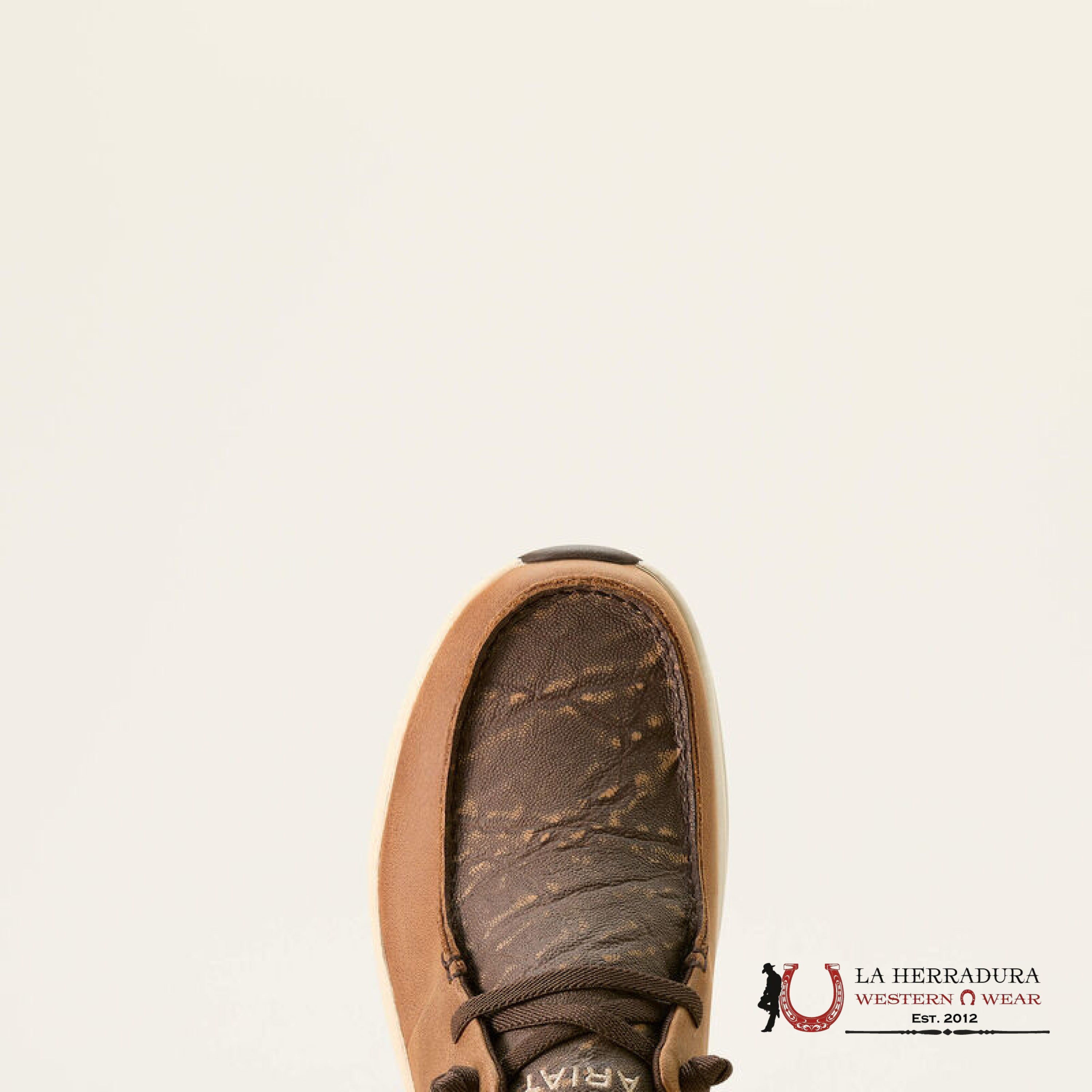 Ariat Mens Buckeye Toasty Tan Beige Elephant Print Zapatos Hombres