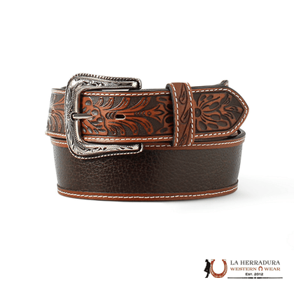 CINTURÓN MARRÓN OSCURO ARIAT PARA HOMBRE - A1040102