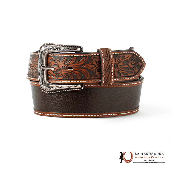 CINTURÓN MARRÓN OSCURO ARIAT PARA HOMBRE - A1040102