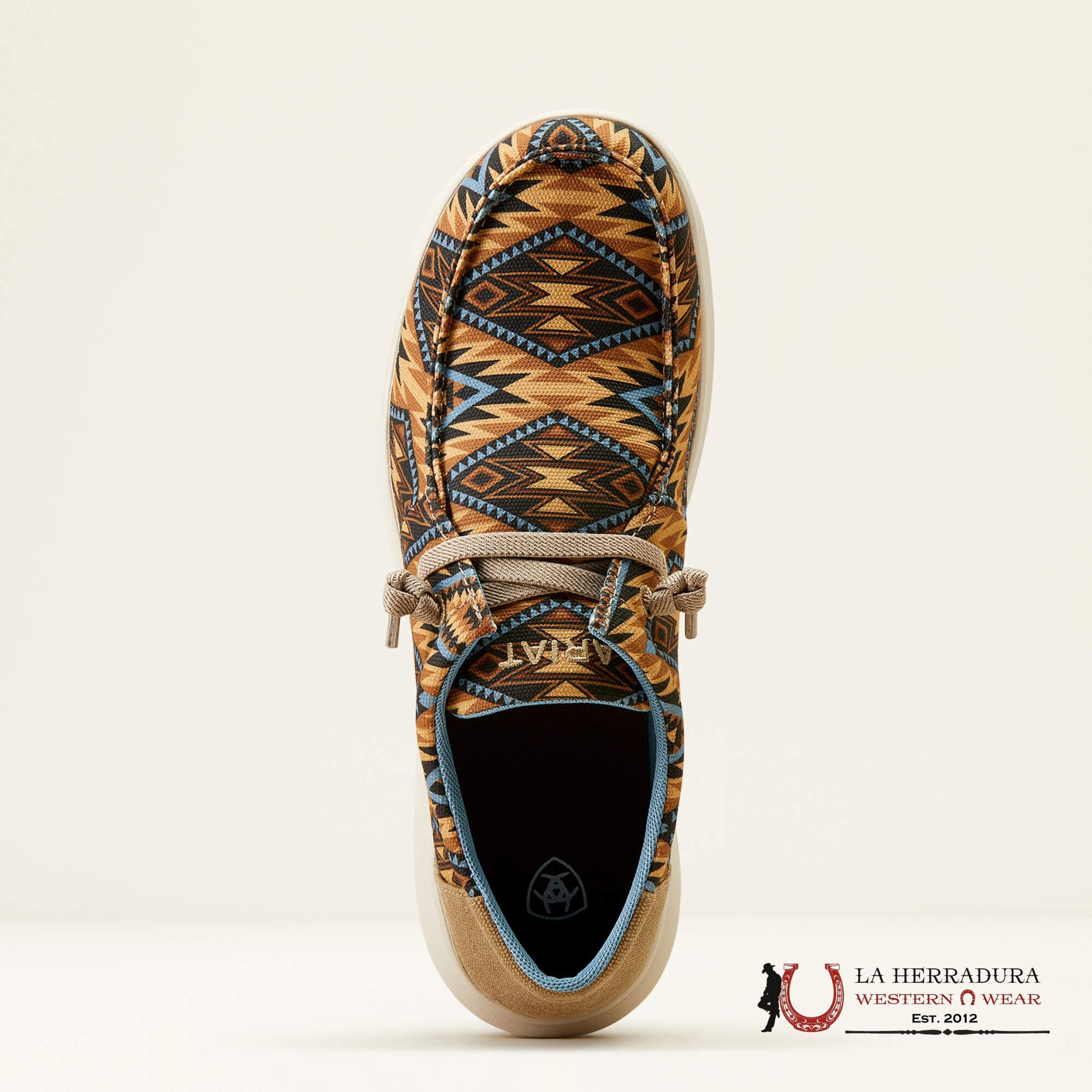 ARIAT MENS HILO DUSTY BLUE SOUTHWEST TAN 10050948 ZAPATOS HOMBRES