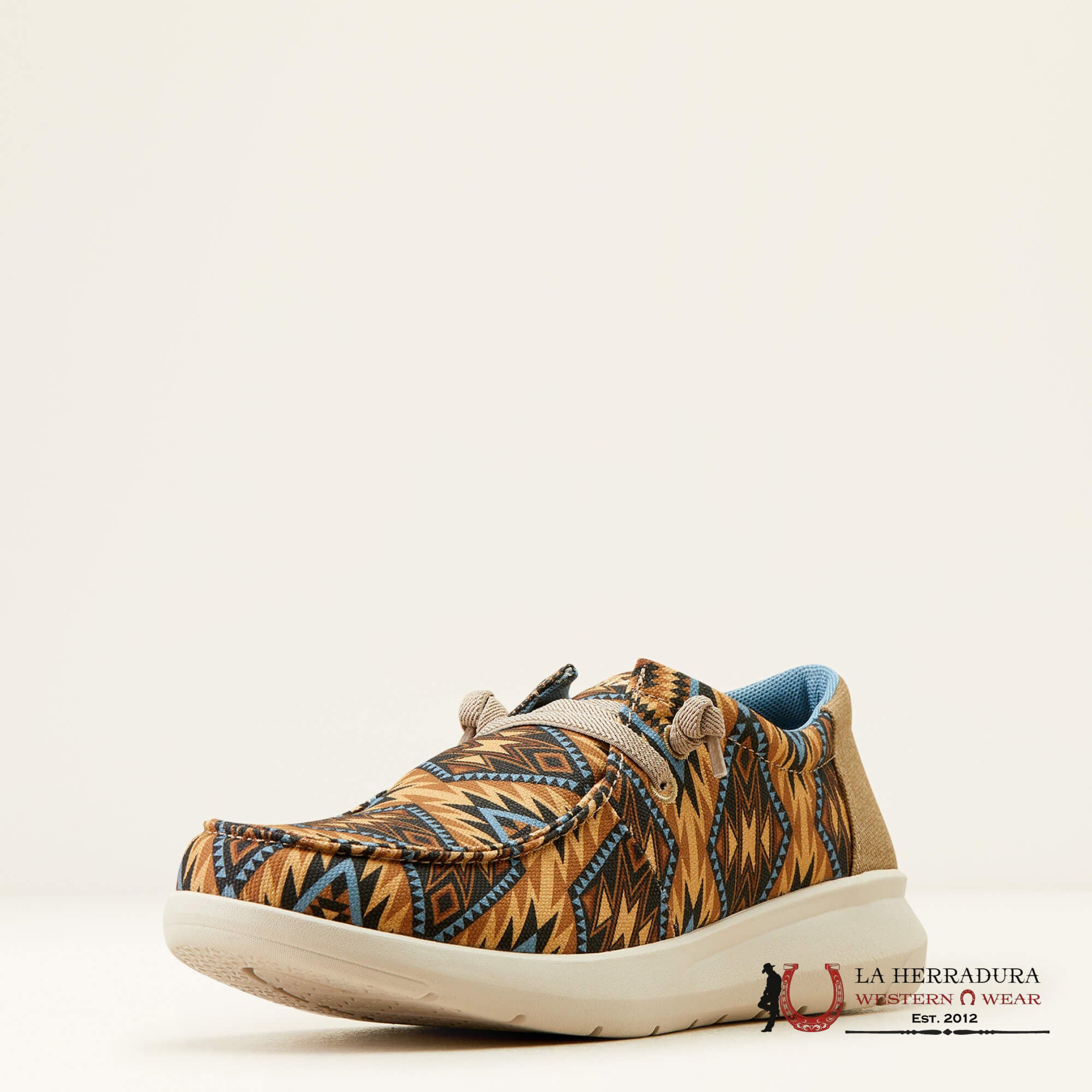 ARIAT MENS HILO DUSTY BLUE SOUTHWEST TAN 10050948 ZAPATOS HOMBRES