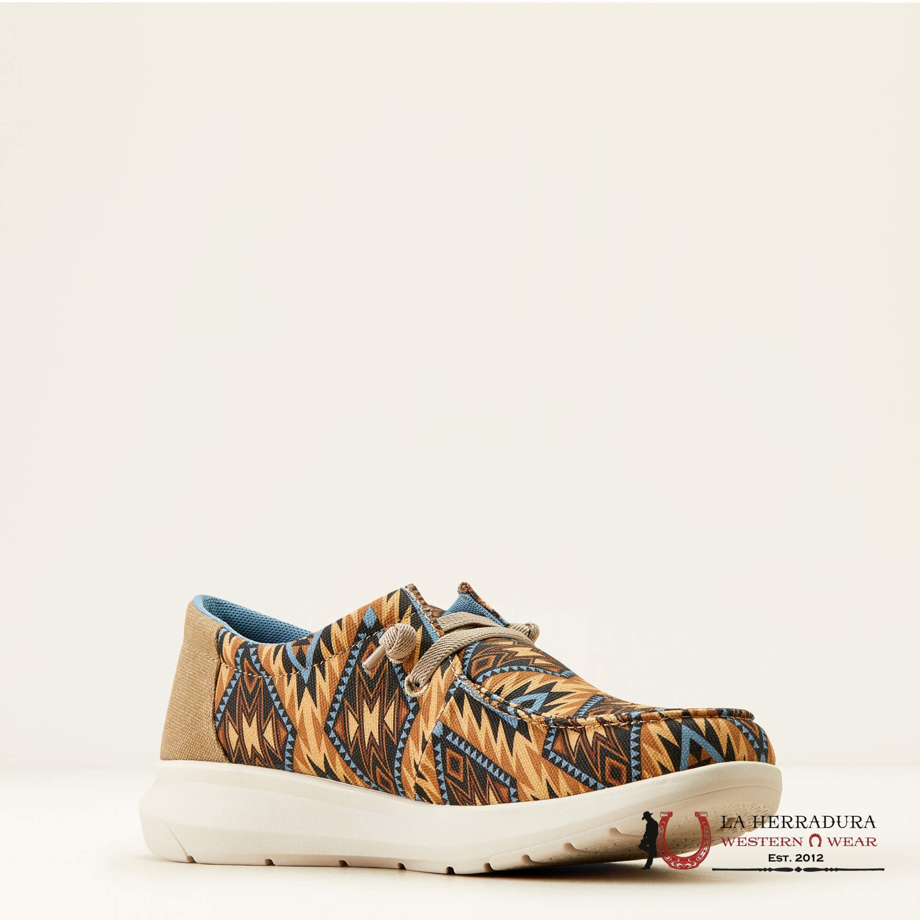 ARIAT MENS HILO DUSTY BLUE SOUTHWEST TAN 10050948 ZAPATOS HOMBRES