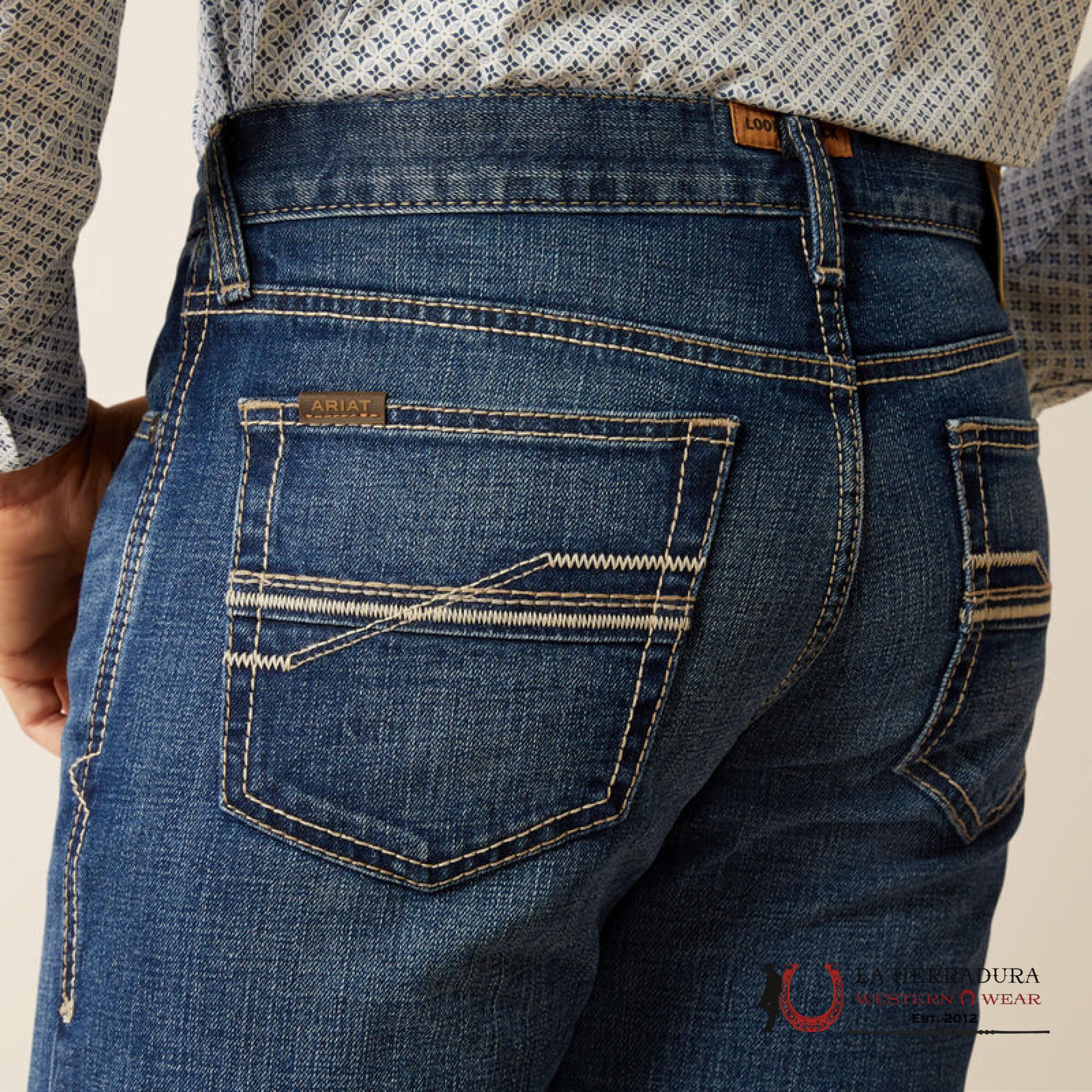 Ariat Mens Jean Champ M8 Modern Fit Slim Leg Jeans