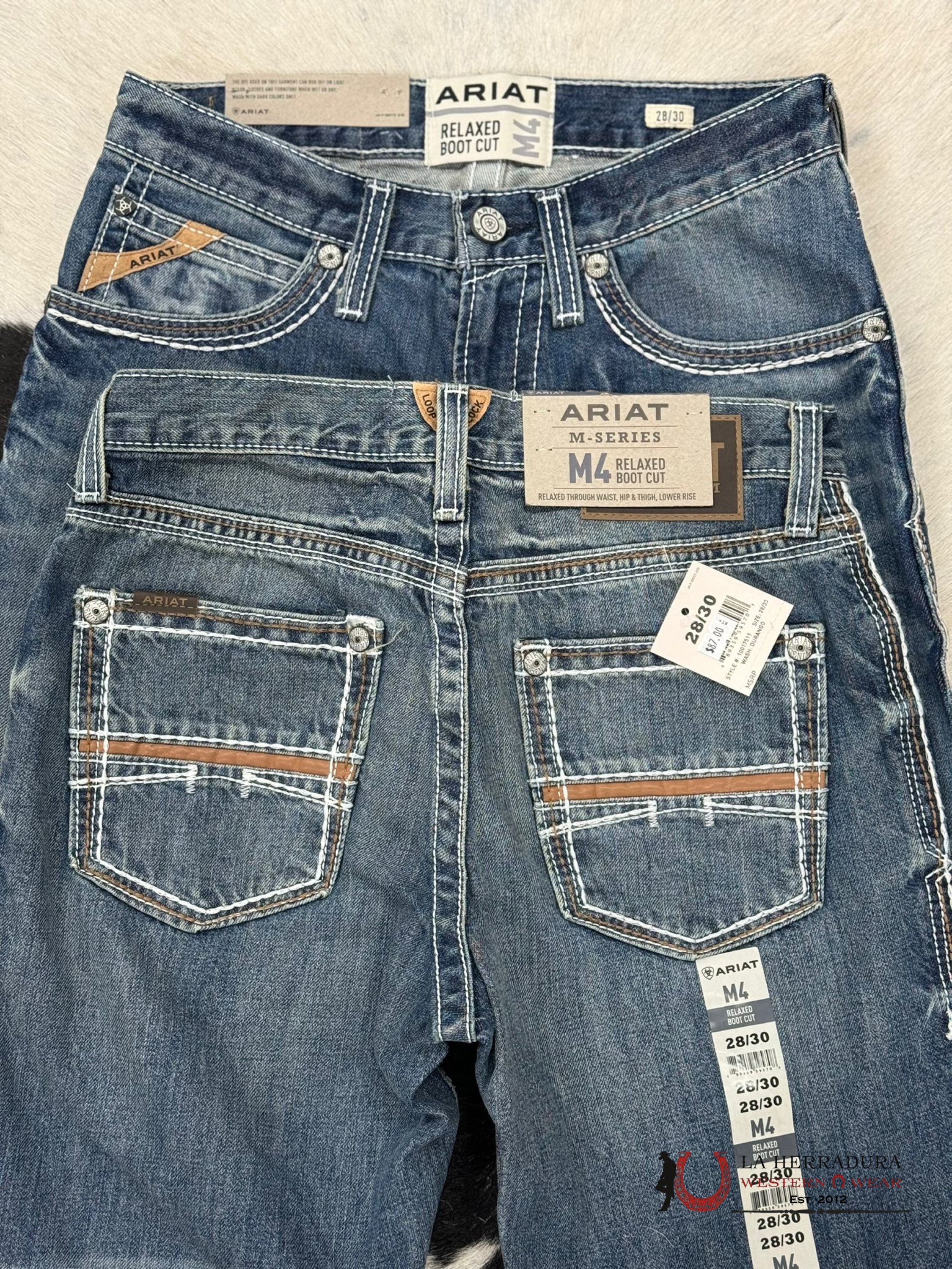 Ariat Mens Jean Durango M4 Relaxed Fit Boot Cut Jeans