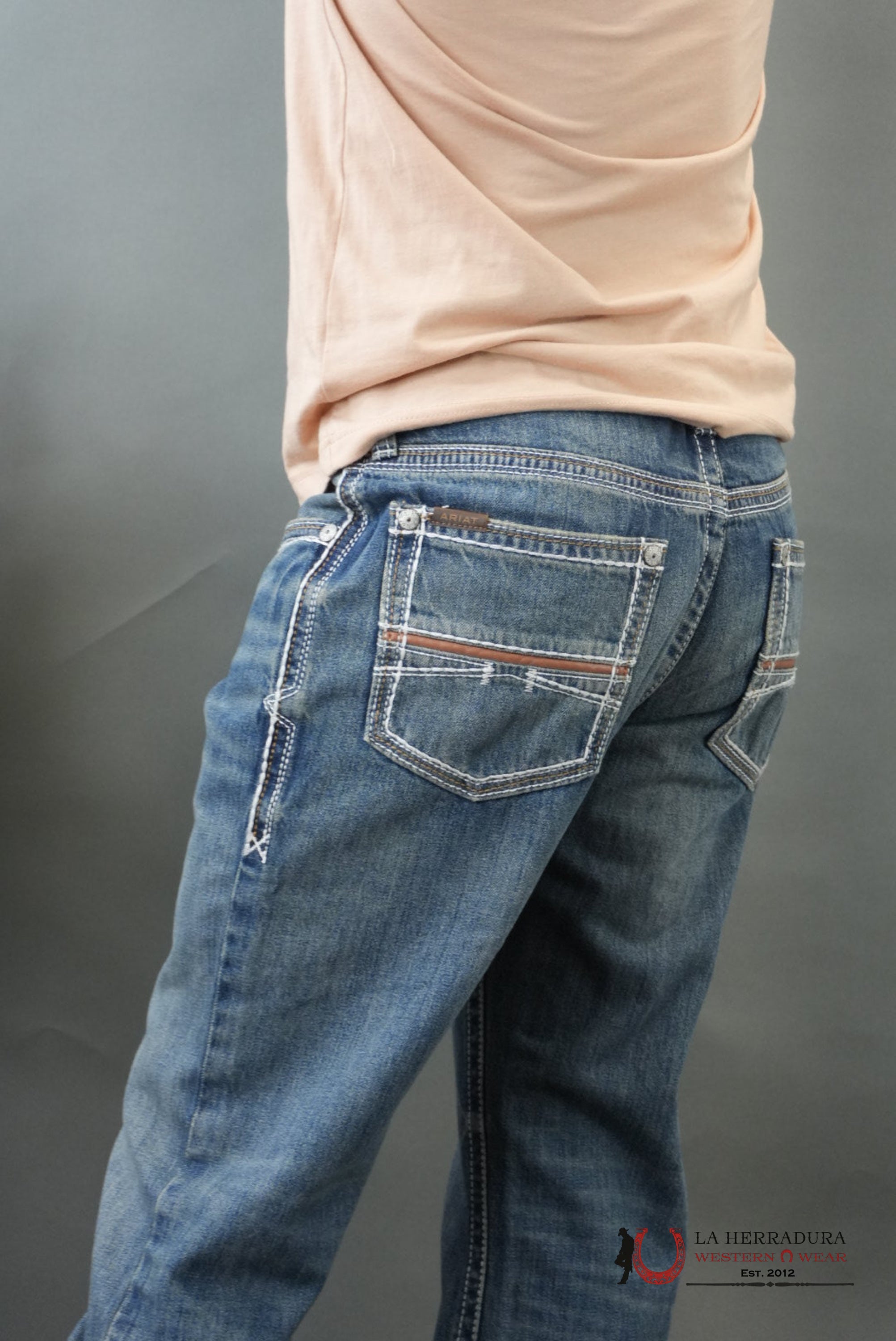 ARIAT MENS JEAN DURANGO M4 RELAXED FIT BOOT CUT ARIAT JEANS