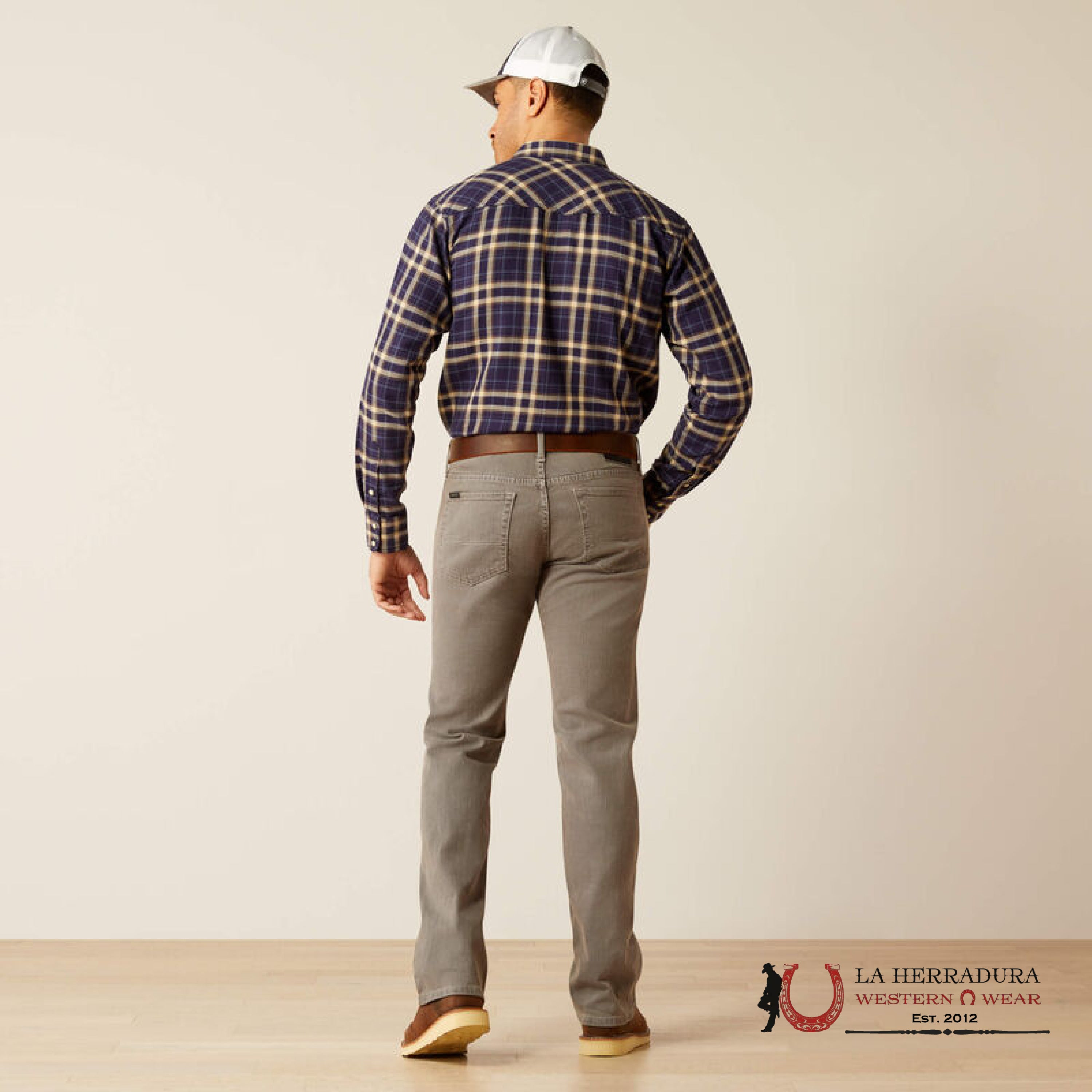 ARIAT MENS JEAN FOSSIL M7 SLIM FIT STRAIGHT LEG- 10054258 ARIAT JEANS