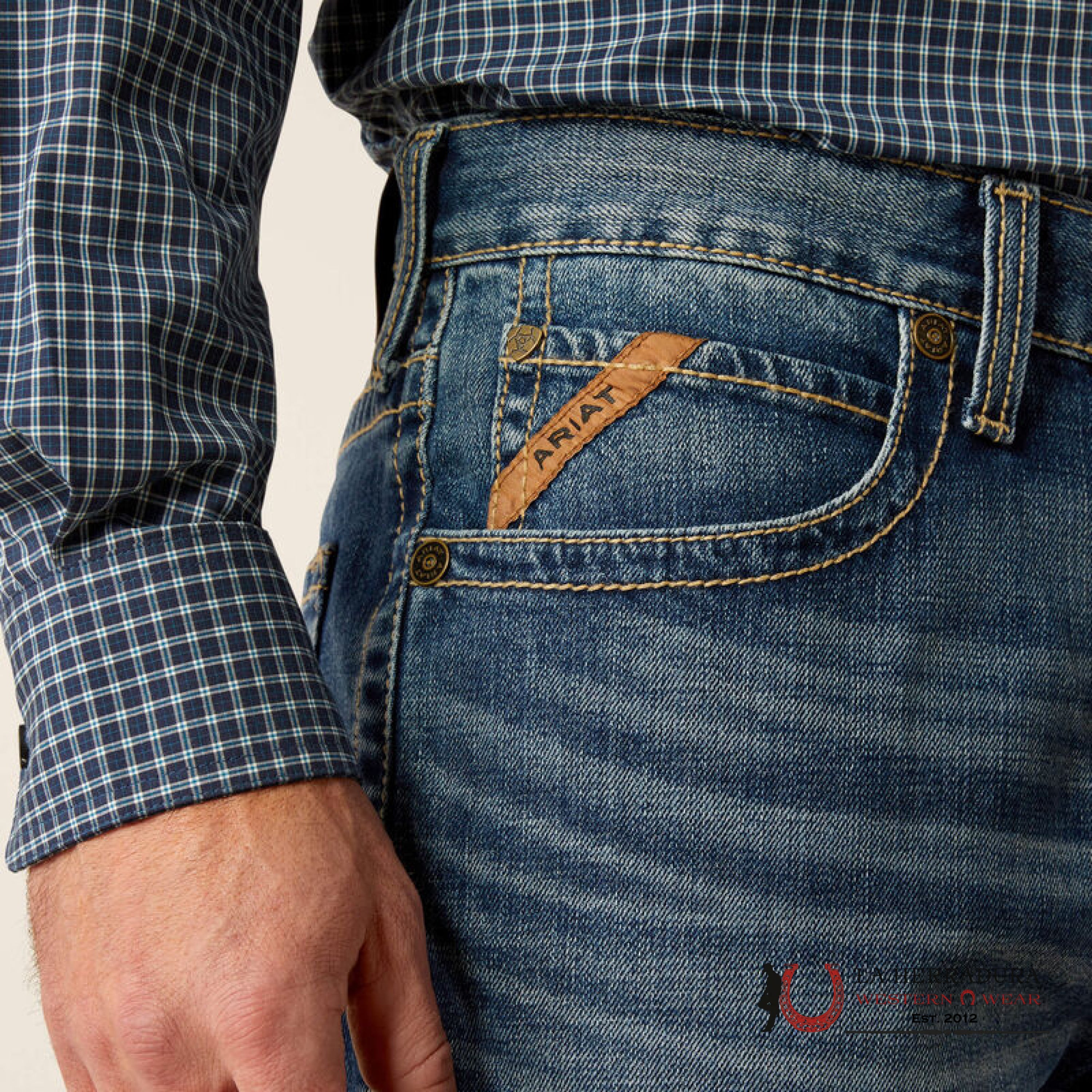 ARIAT MENS JEAN M4 RELAXED BOOT CUT- HEATH 10053542 ARIAT JEANS