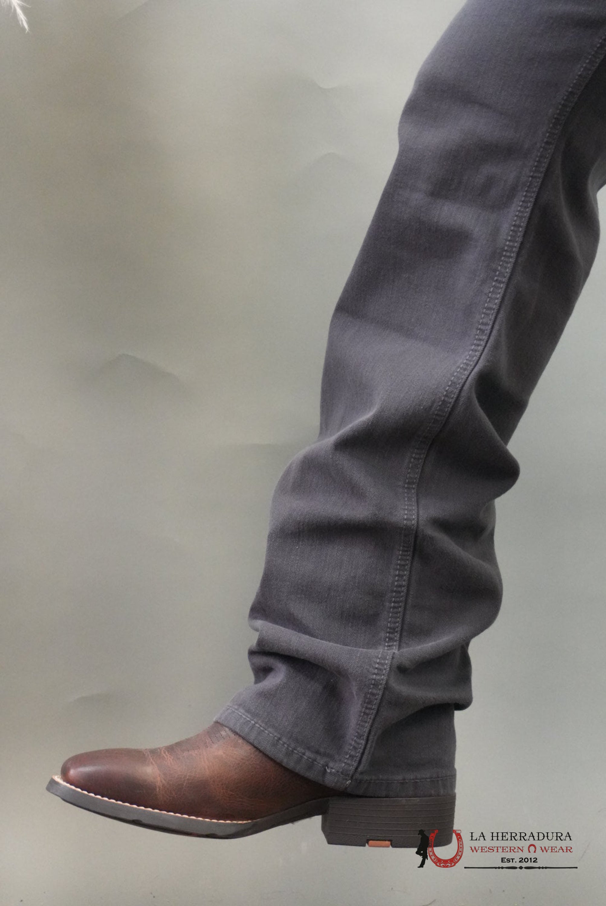 ARIAT MENS JEAN M7 SLIM FIT STRAIGHT LEG CHARCOAL ARIAT JEANS