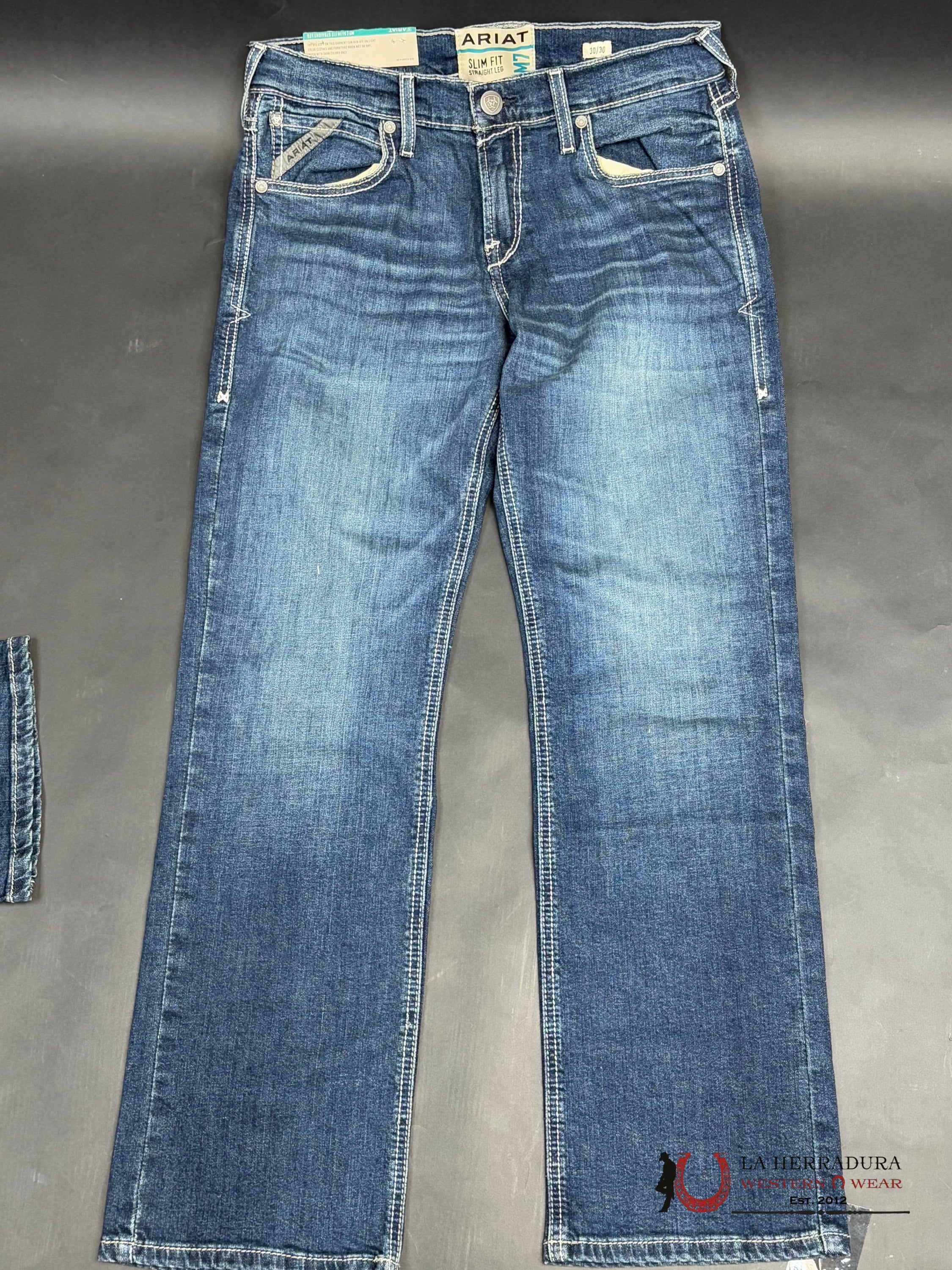 Ariat Mens Jean M7 Slim Fit Straight Leg Randolph Jeans