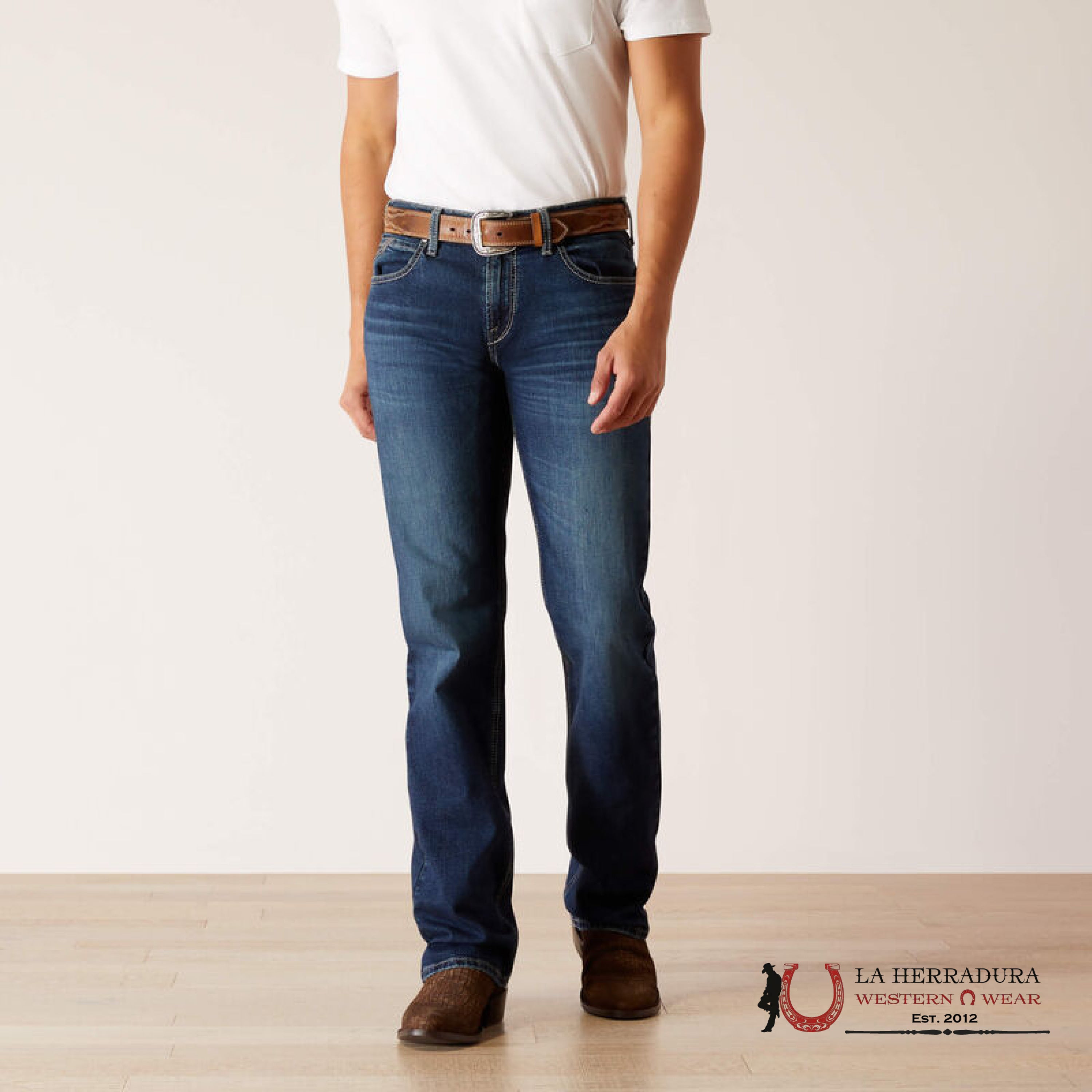 ARIAT MENS JEAN M7 SLIM FIT STRAIGHT LEG RANDOLPH 10053549 ARIAT JEANS