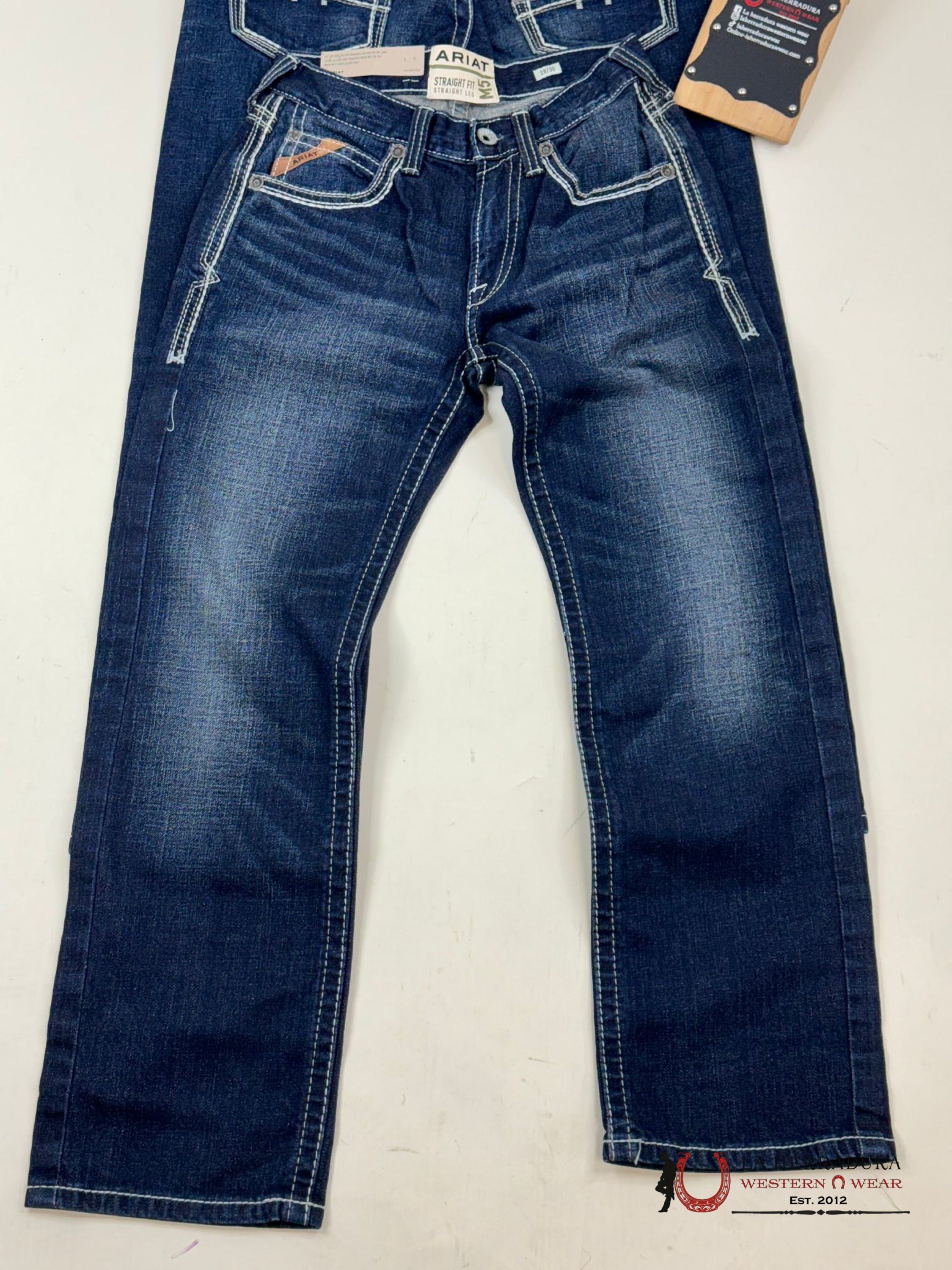 Ariat Mens Jean Nightingale M5 Straight Fit Leg Jeans