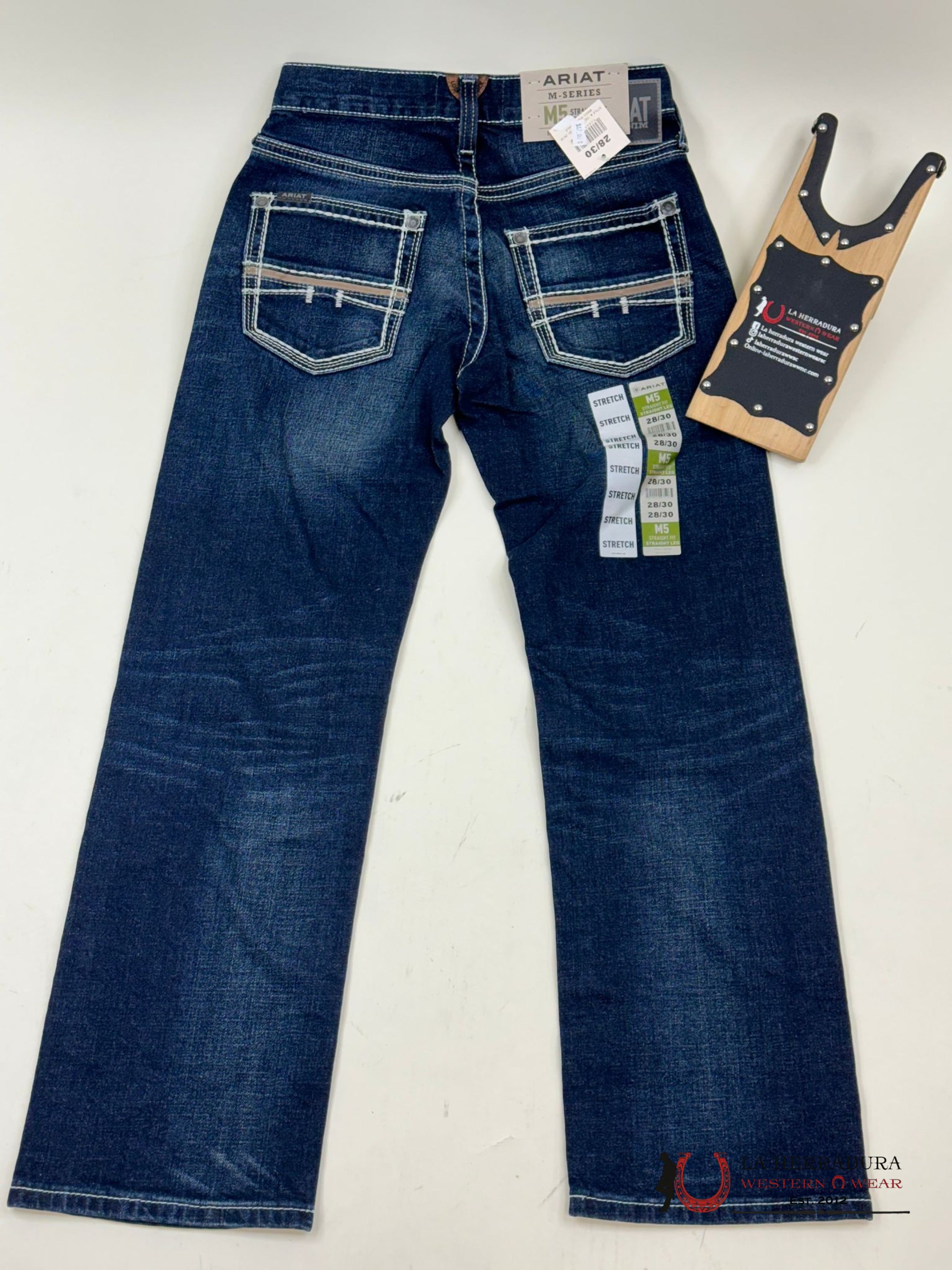 Ariat Mens Jean Nightingale M5 Straight Fit Leg Jeans