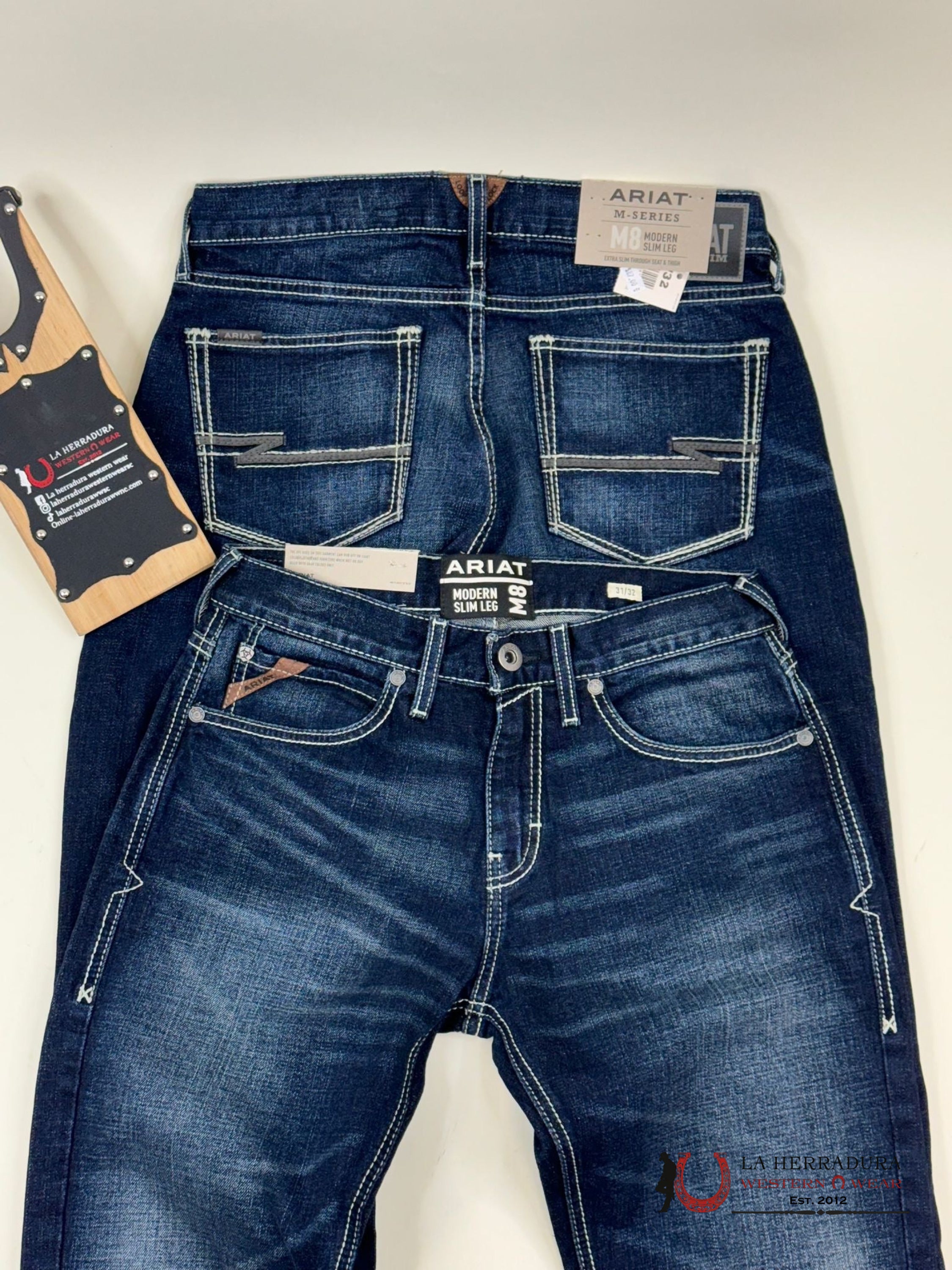 Ariat Mens Jean Nightingale M8 Modern Fit Slim Leg Jeans