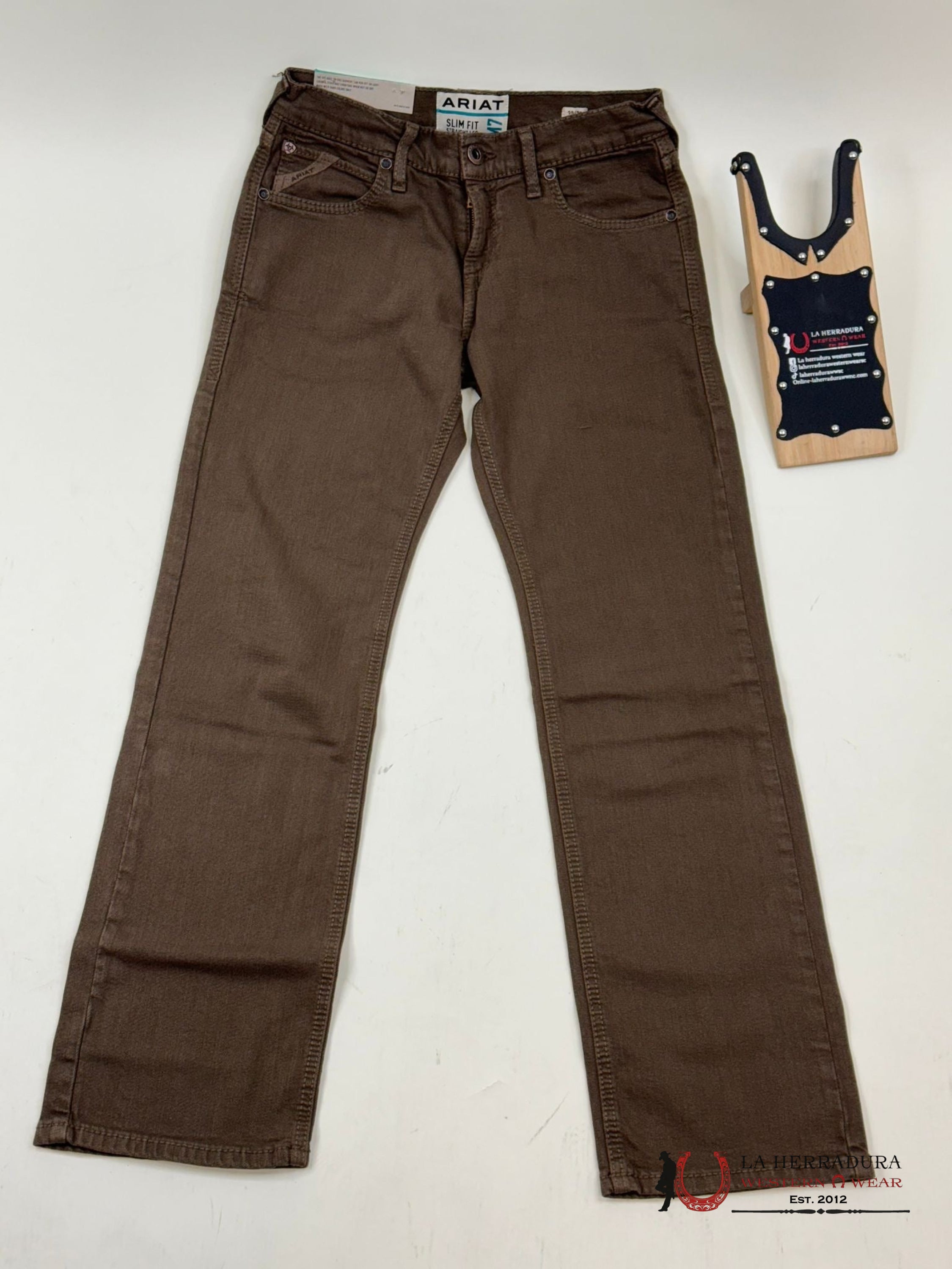 Ariat Mens Jean Peat M7 Slim Fit Straight Leg Jeans