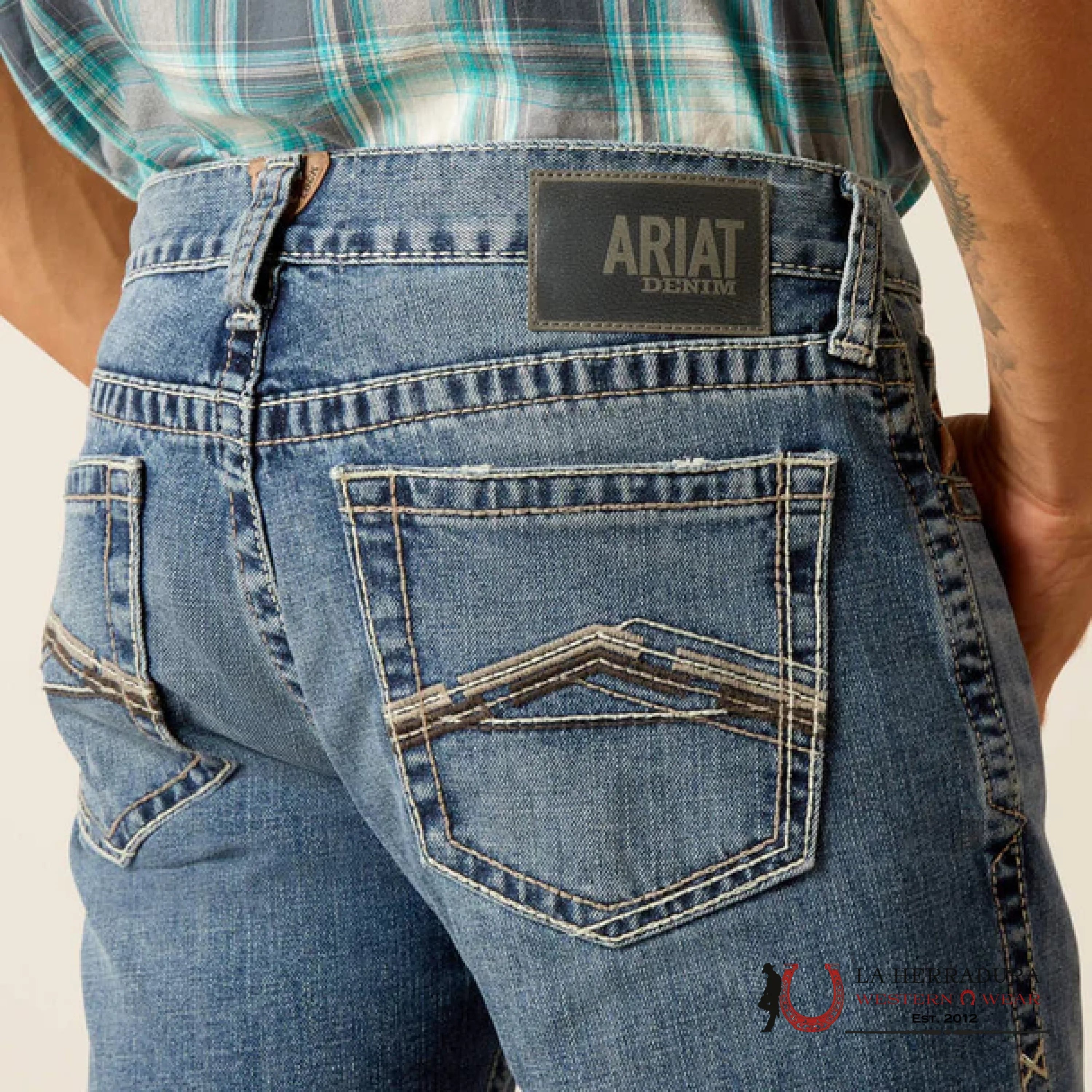 ARIAT MENS JEAN PECONIC M7 SLIM FIT STRAIGHT LEG 10048249 ARIAT JEANS