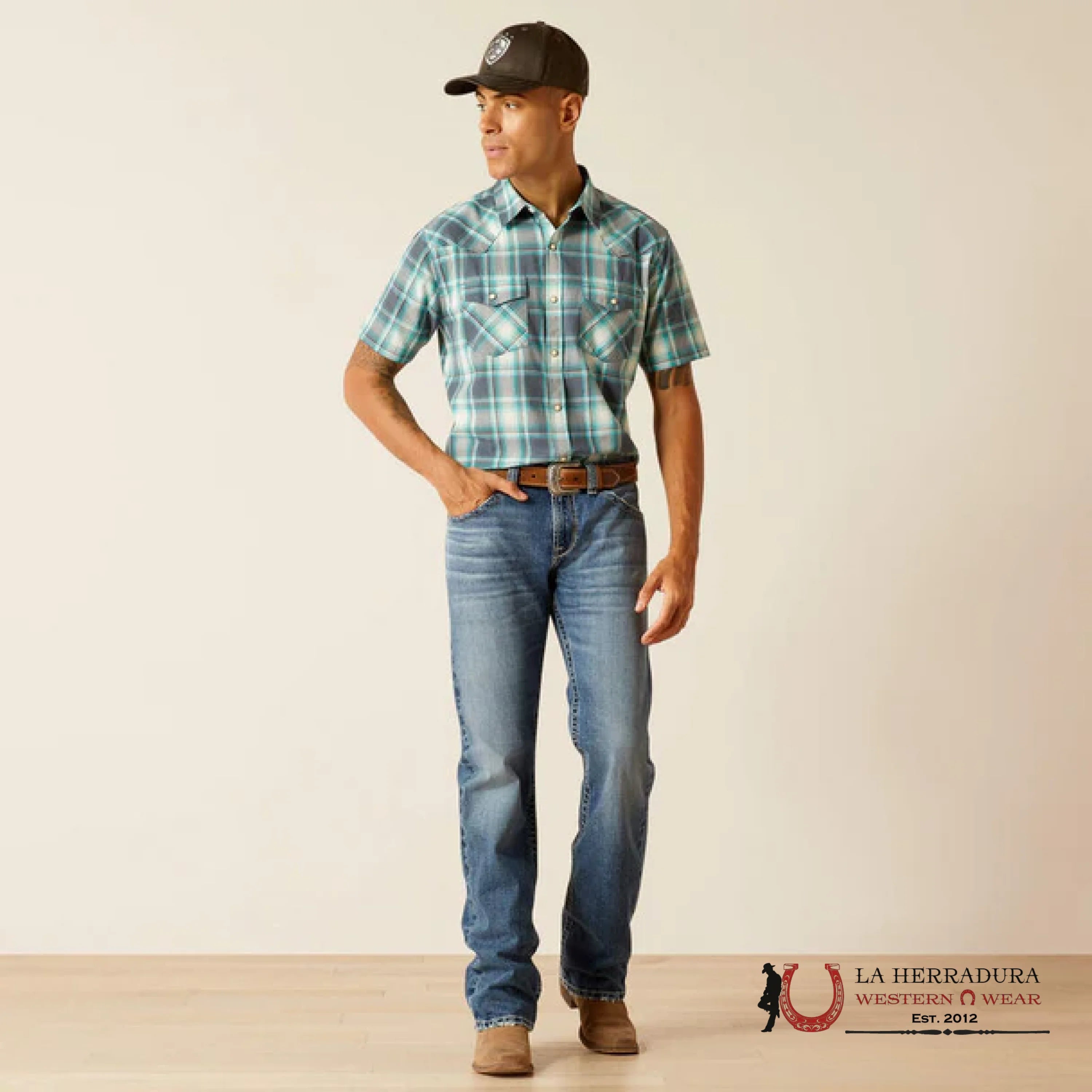 ARIAT MENS JEAN PECONIC M7 SLIM FIT STRAIGHT LEG 10048249 ARIAT JEANS