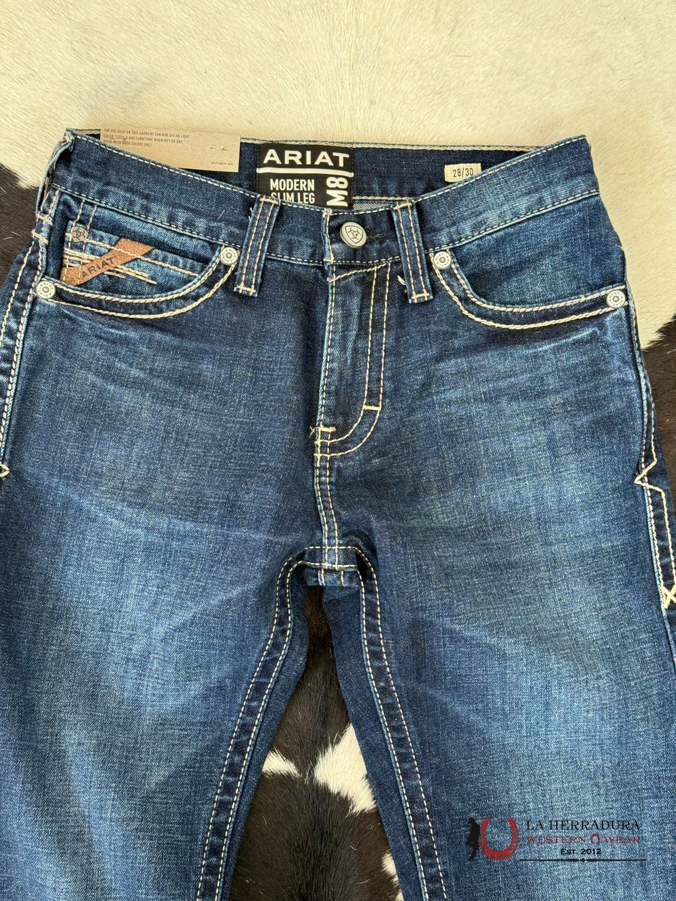 Ariat Mens Jean Pinedale M8 Modern Fit Slim Leg Jeans