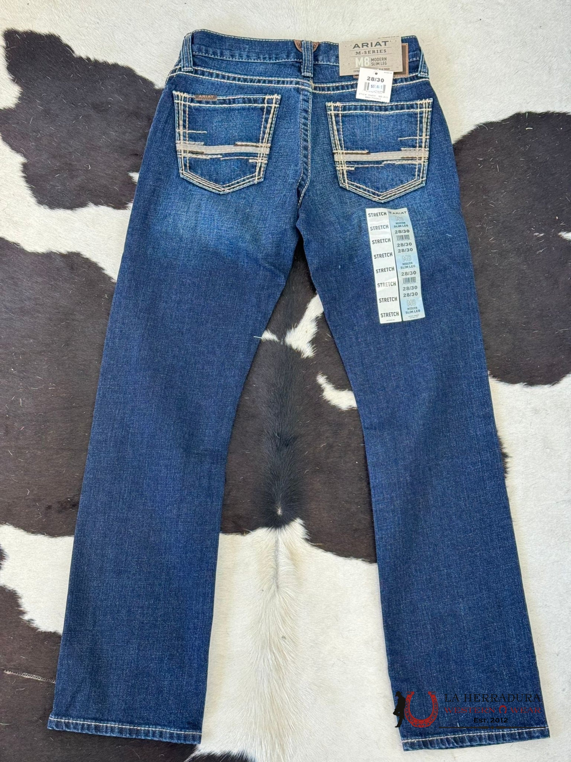 Ariat Mens Jean Pinedale M8 Modern Fit Slim Leg Jeans