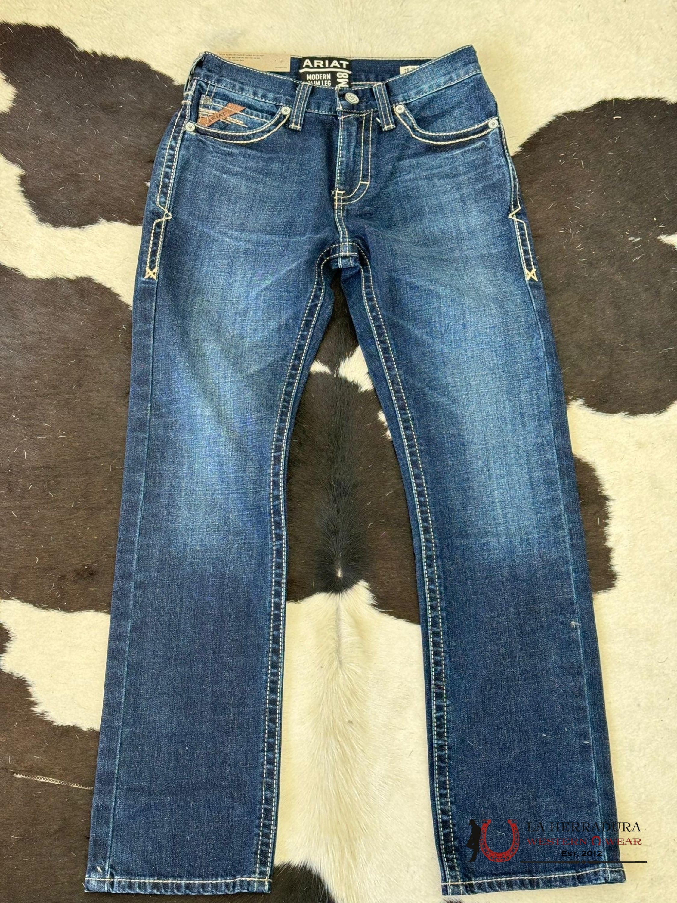 Ariat Mens Jean Pinedale M8 Modern Fit Slim Leg Jeans