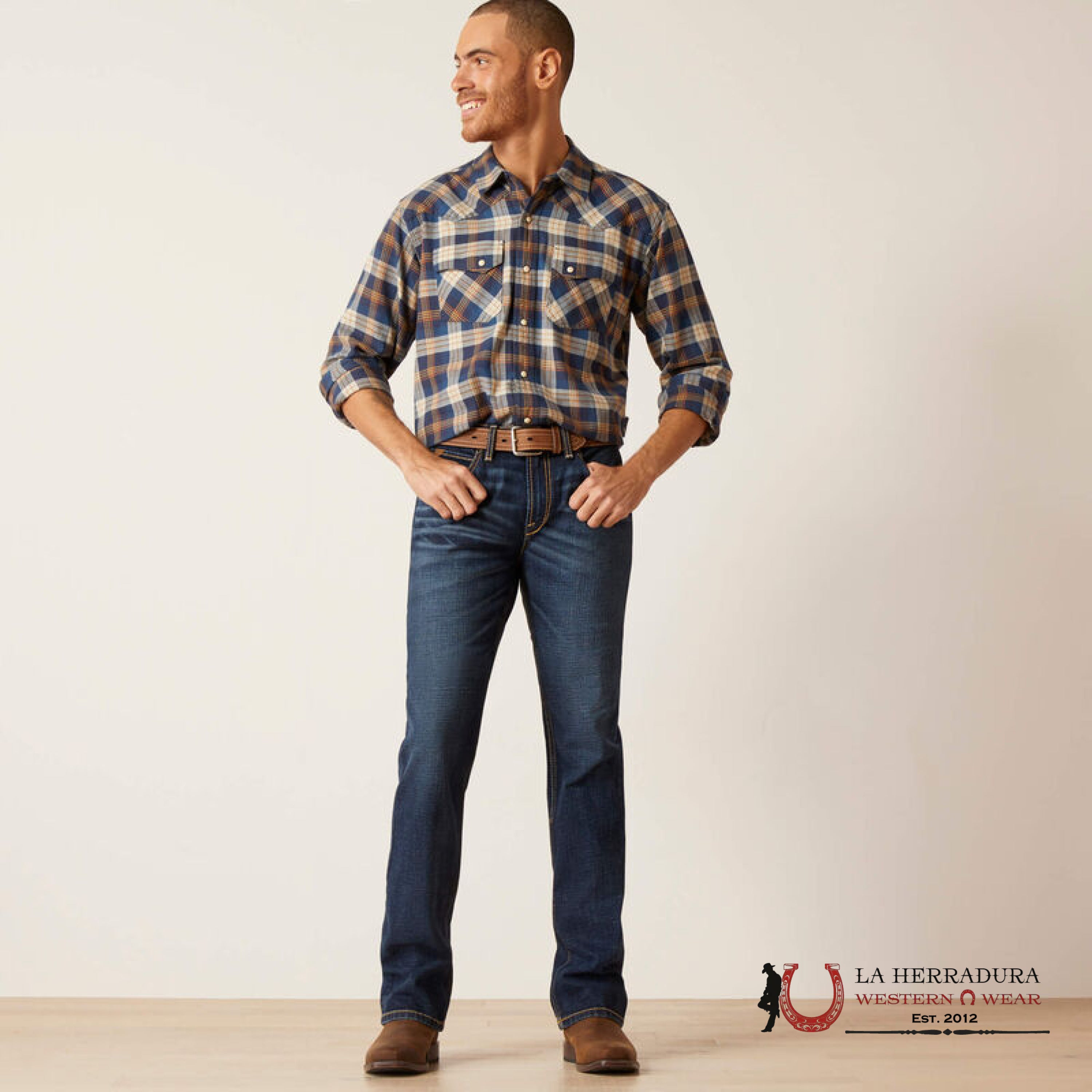 ARIAT MENS JEAN TORNADO M8 MODERN FIT SLIM LEG- 10045386 ARIAT JEANS