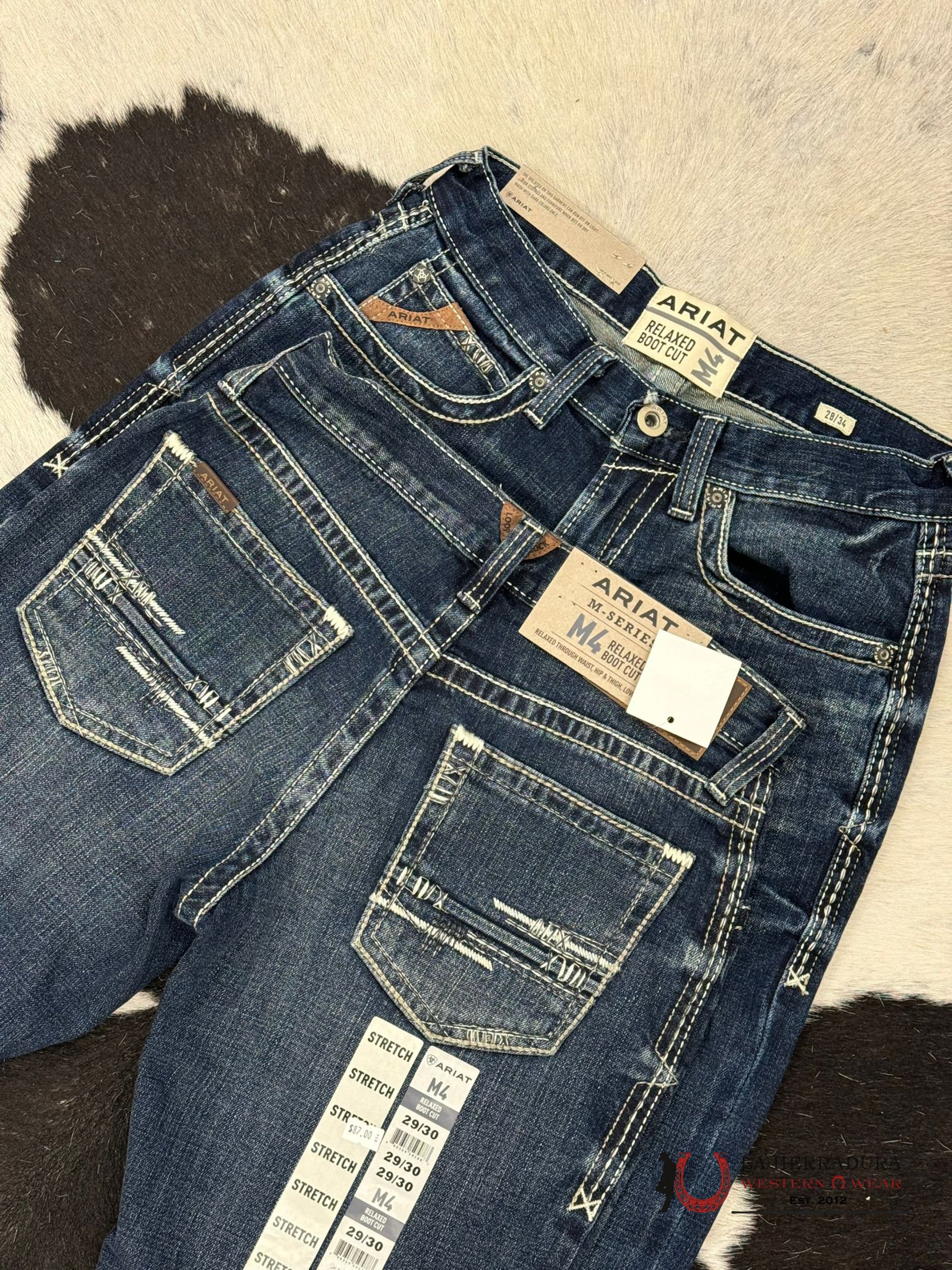 Ariat Mens Jean Turnout M4 Relaxed Bootcut Jeans