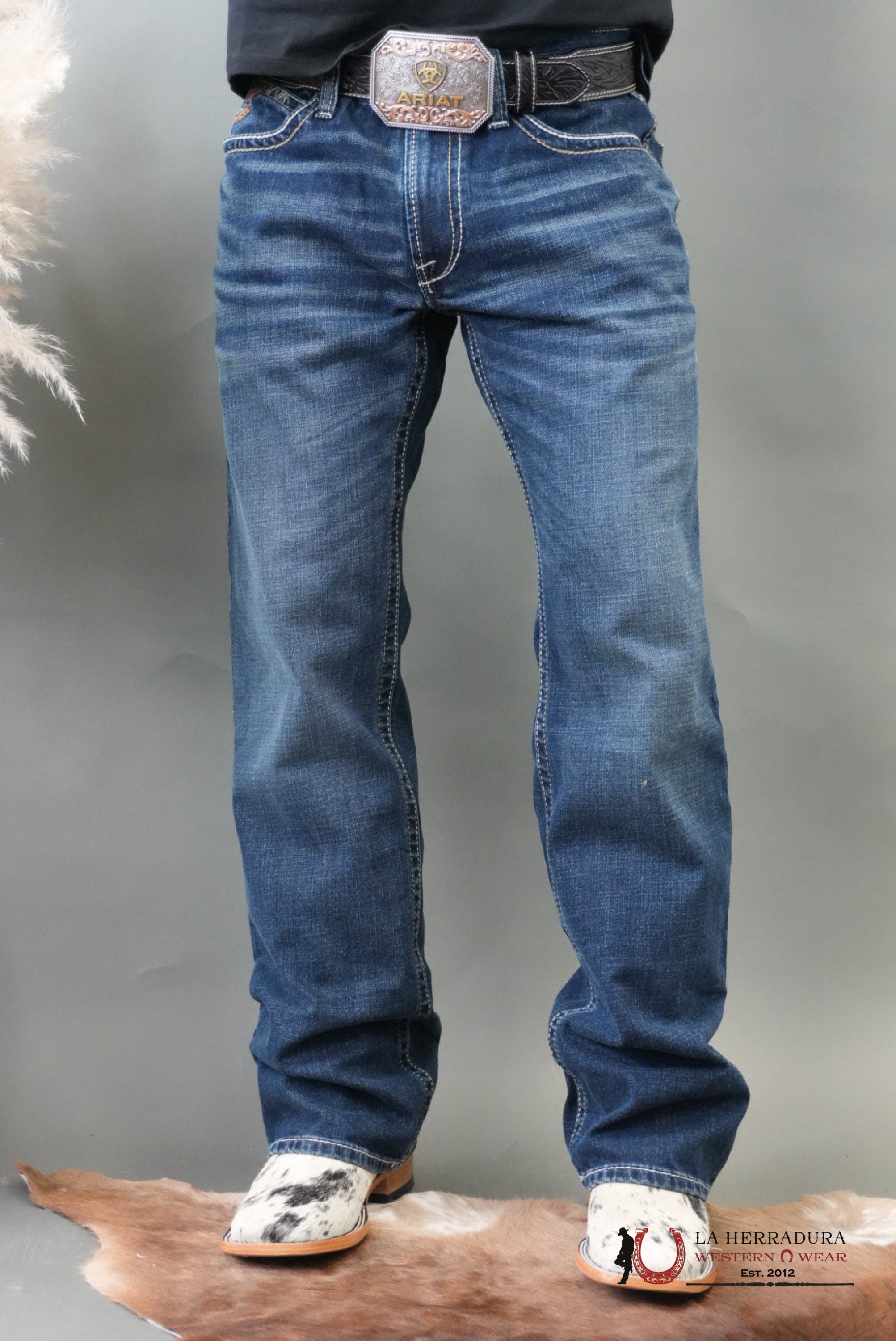 ARIAT MENS JEAN TURNOUT M4 RELAXED BOOTCUT ARIAT JEANS