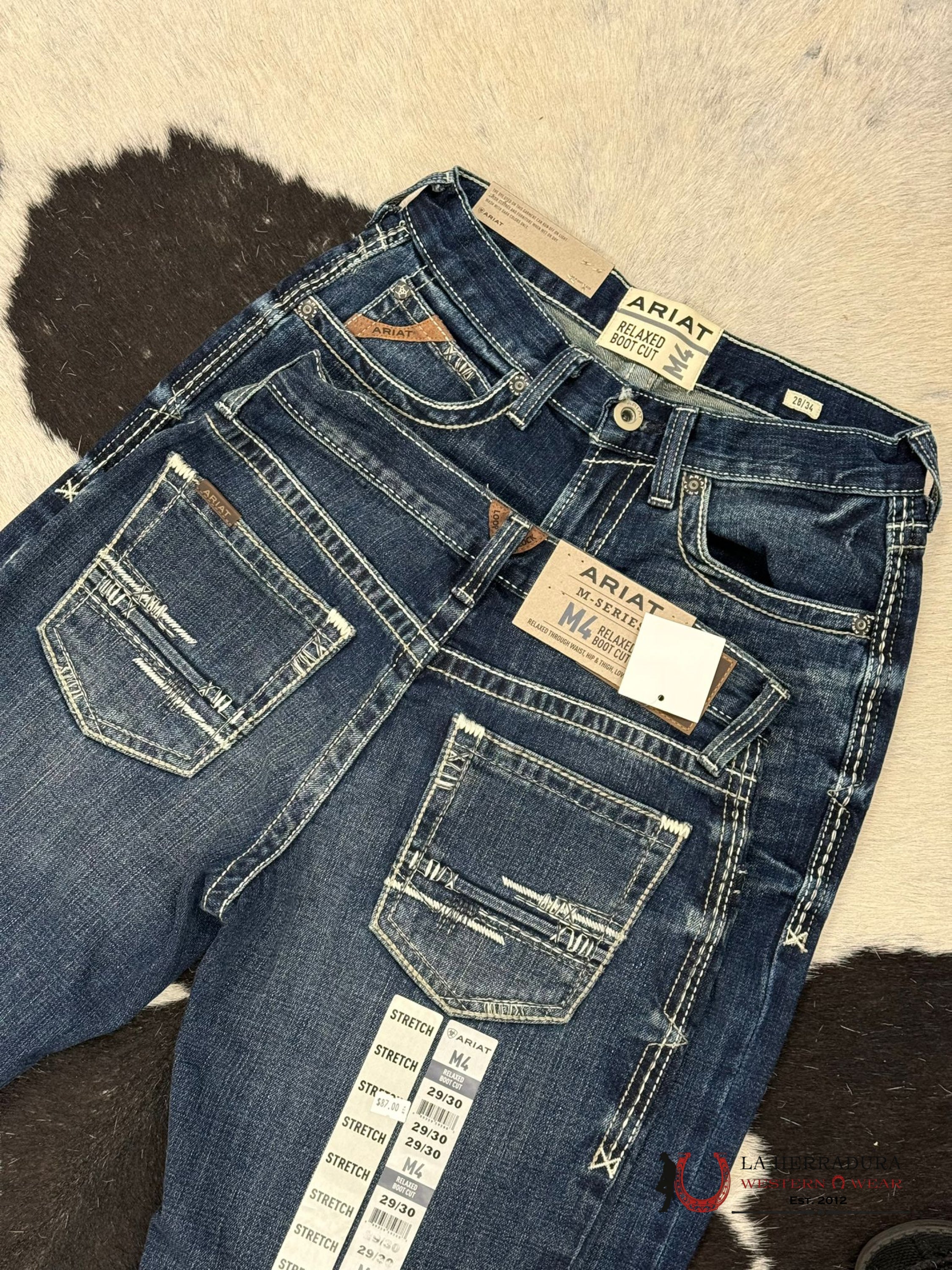 Ariat Mens Jean Turnout M4 Relaxed Bootcut Jeans