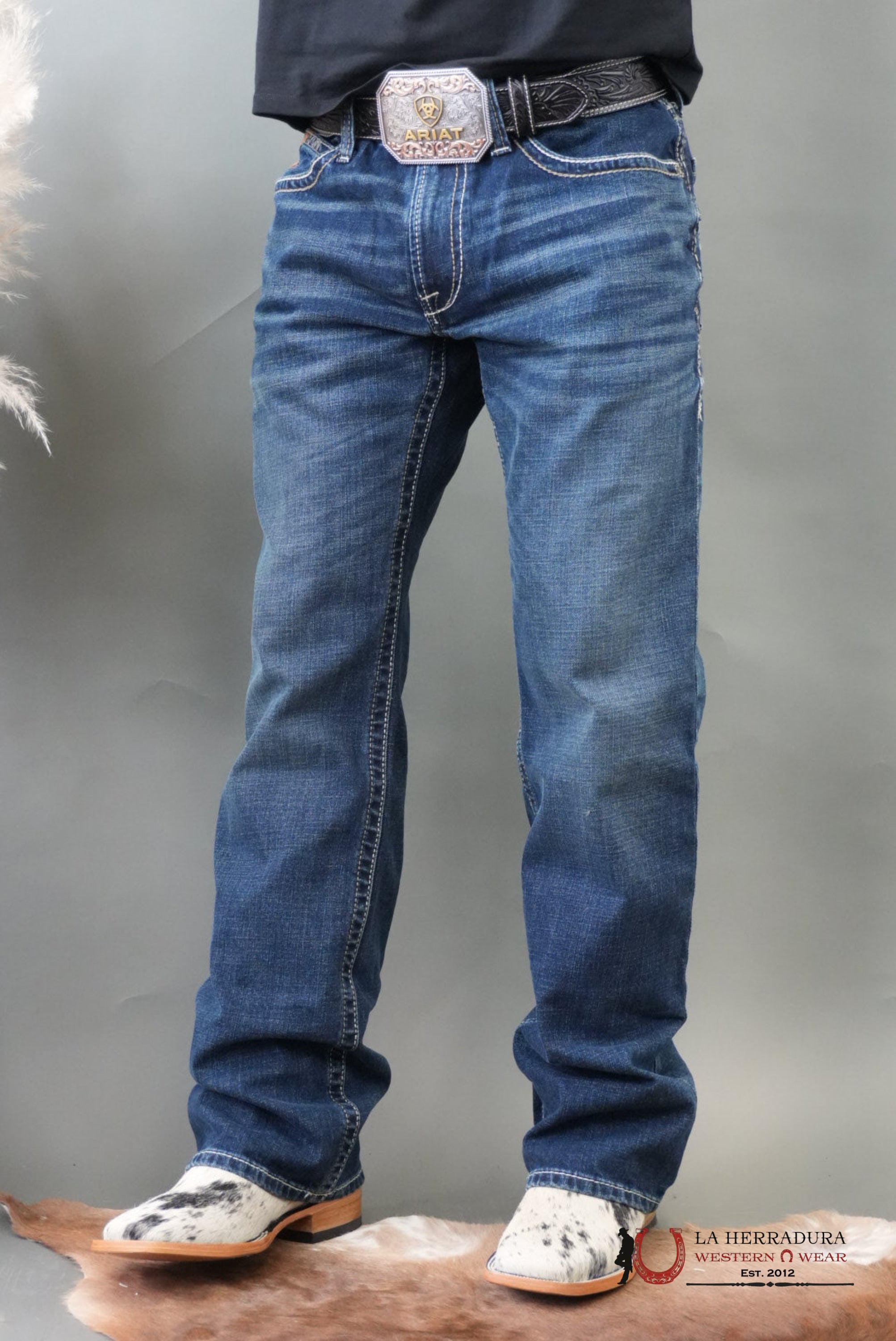 ARIAT MENS JEAN TURNOUT M4 RELAXED BOOTCUT ARIAT JEANS