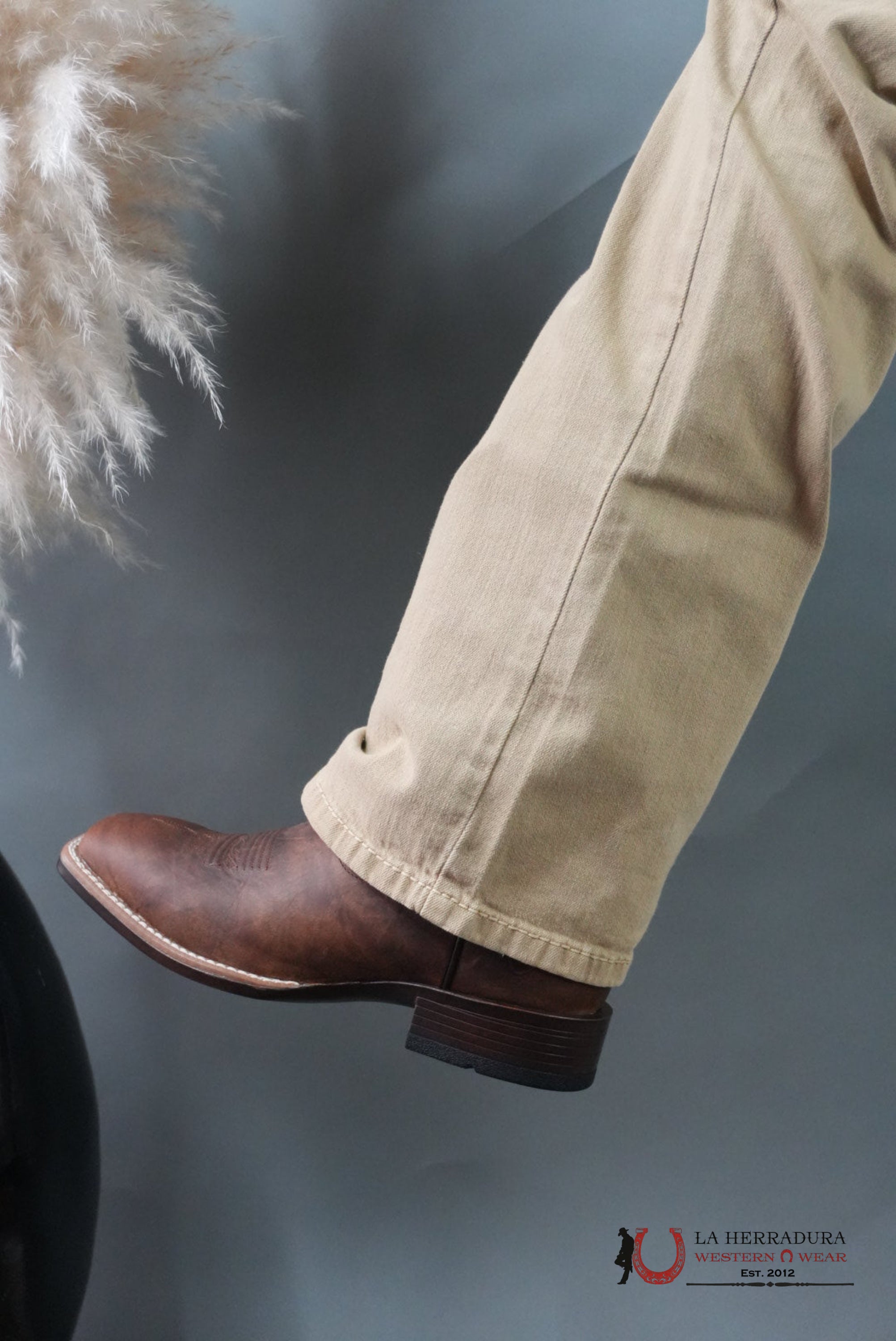 ARIAT MENS JEANS DARK KHAKI M7 SLIM FIT STRAIGHT LEG ARIAT JEANS