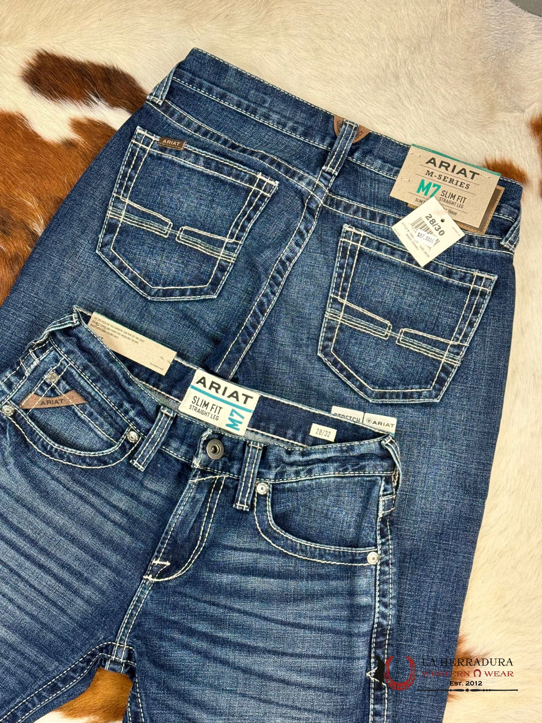 Ariat Mens Jeans Denali M7 Slim Fit Straight Leg