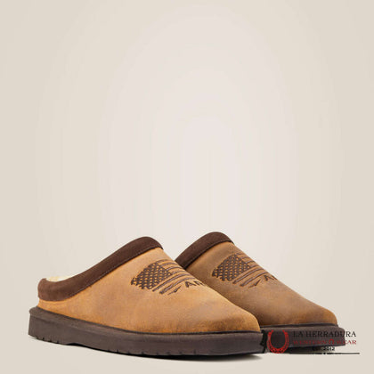 ARIAT MENS SQUARE TOE PATRIOT SLIPPER 2692