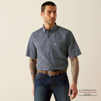 CAMISETA DE MANGA CORTA AZUL MARINO PARA HOMBRE ARIAT STEELE - 10054817