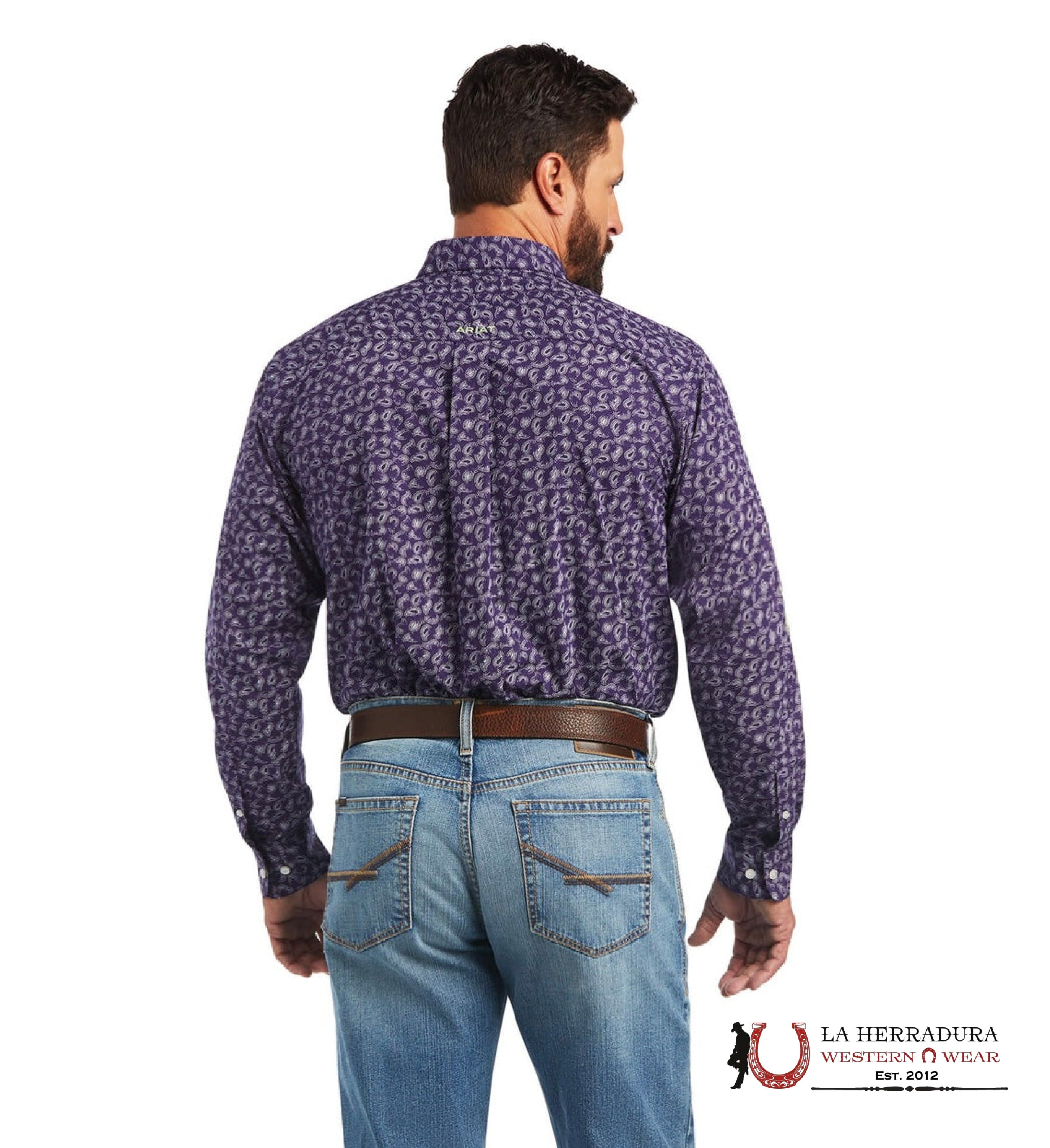 ARIAT TEAM PAULO CLSSC LS SHRT FIG 0574 ROPA HOMBRES