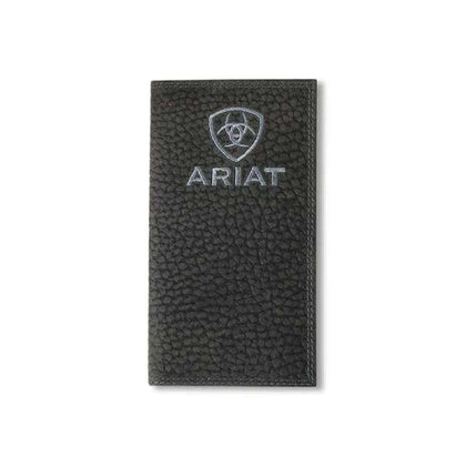 ARIAT MENS WALLET BLACK LOGO RODEO WALLET- A3556201