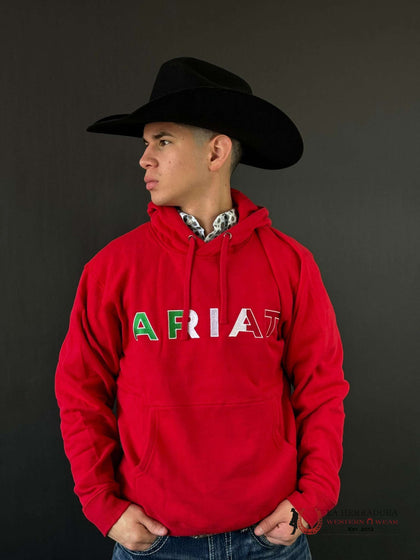 ARIAT MEXICO HOODIE RED INDPDT SMU 10043101