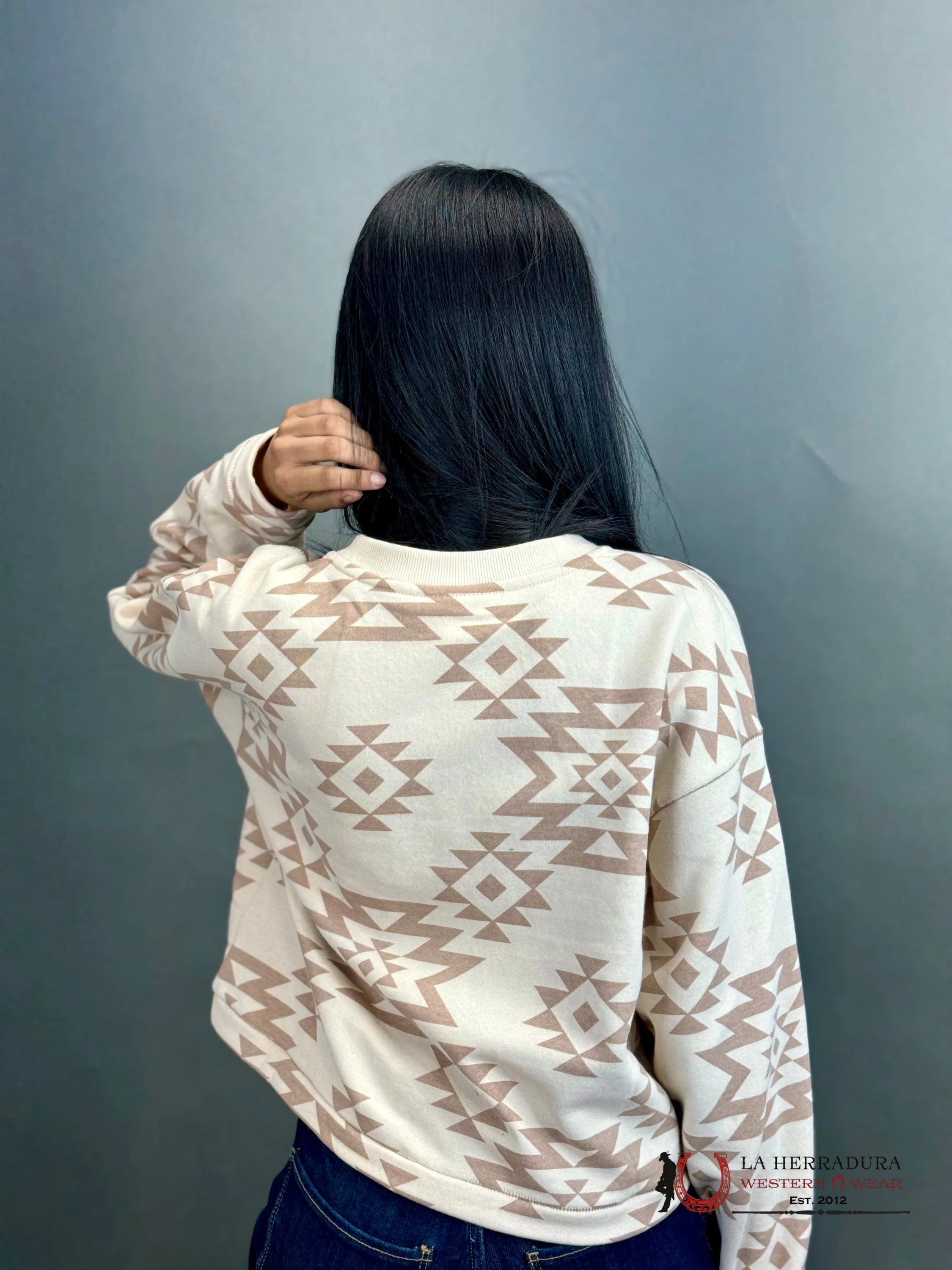 Ariat Okeefe Sweater Shirt Brazilian Sand-6272 Ropa Mujeres