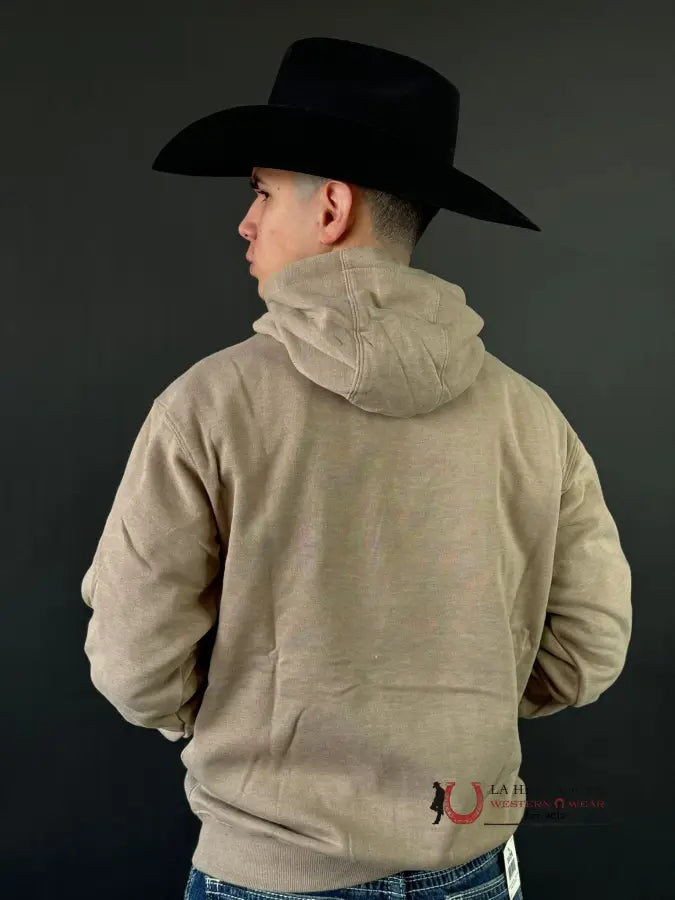 Ariat Peak Desert Hoodie Dune Heather Ropa Hombres