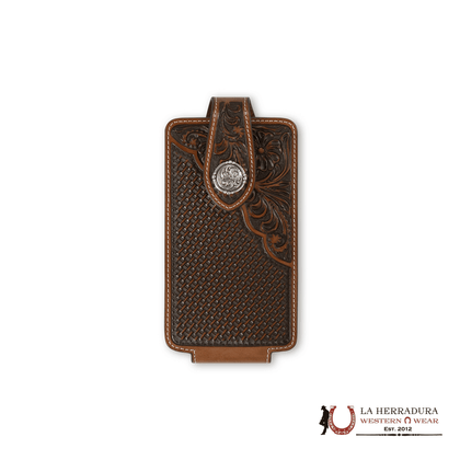 FUNDA DE TELÉFONO ARIAT DE CUERO MARRÓN A0604208