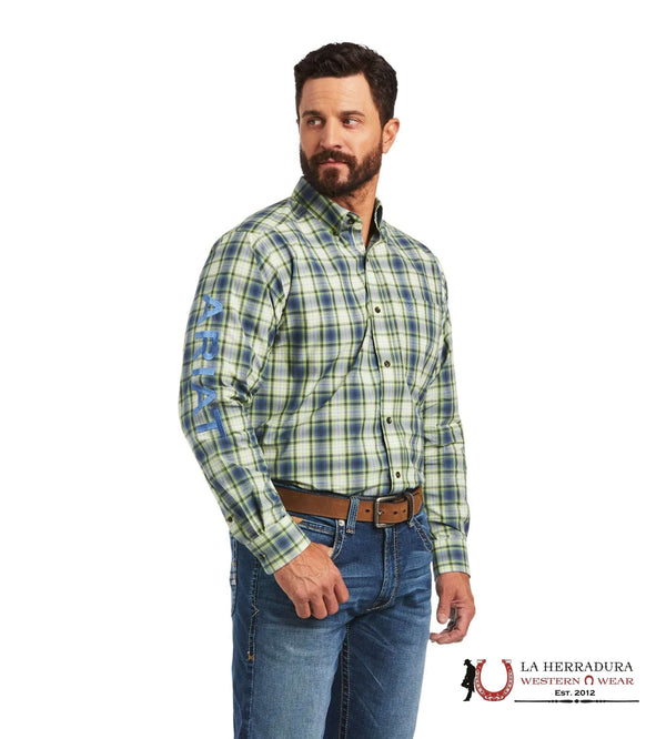 CAMISA DE MANGA LARGA CLÁSICA TEAL MAXTON PRO DE ARIAT VERDE SYLVAN - 10040787