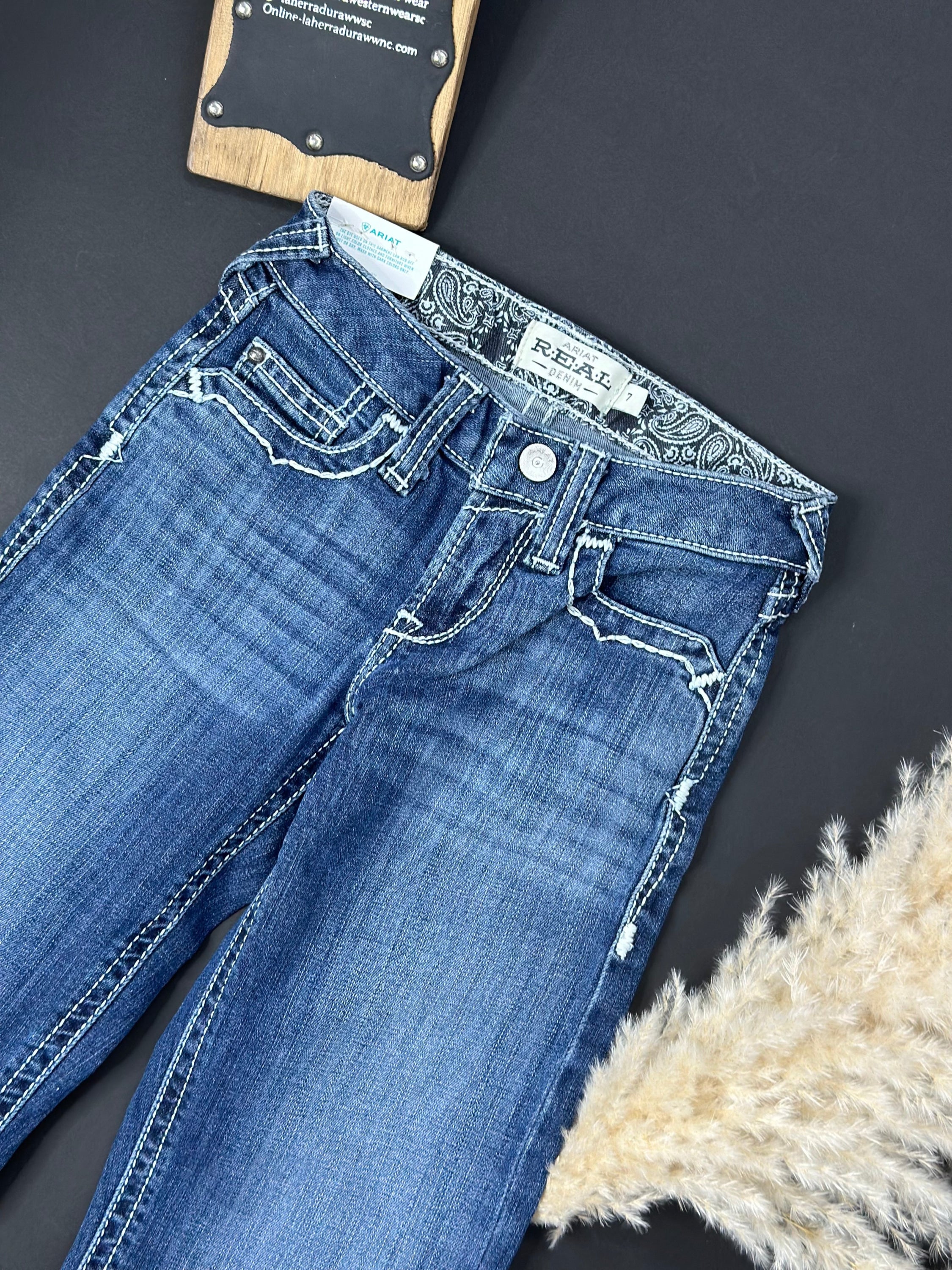 Ariat Real Girls Dresden Boot Cut Jean Niños