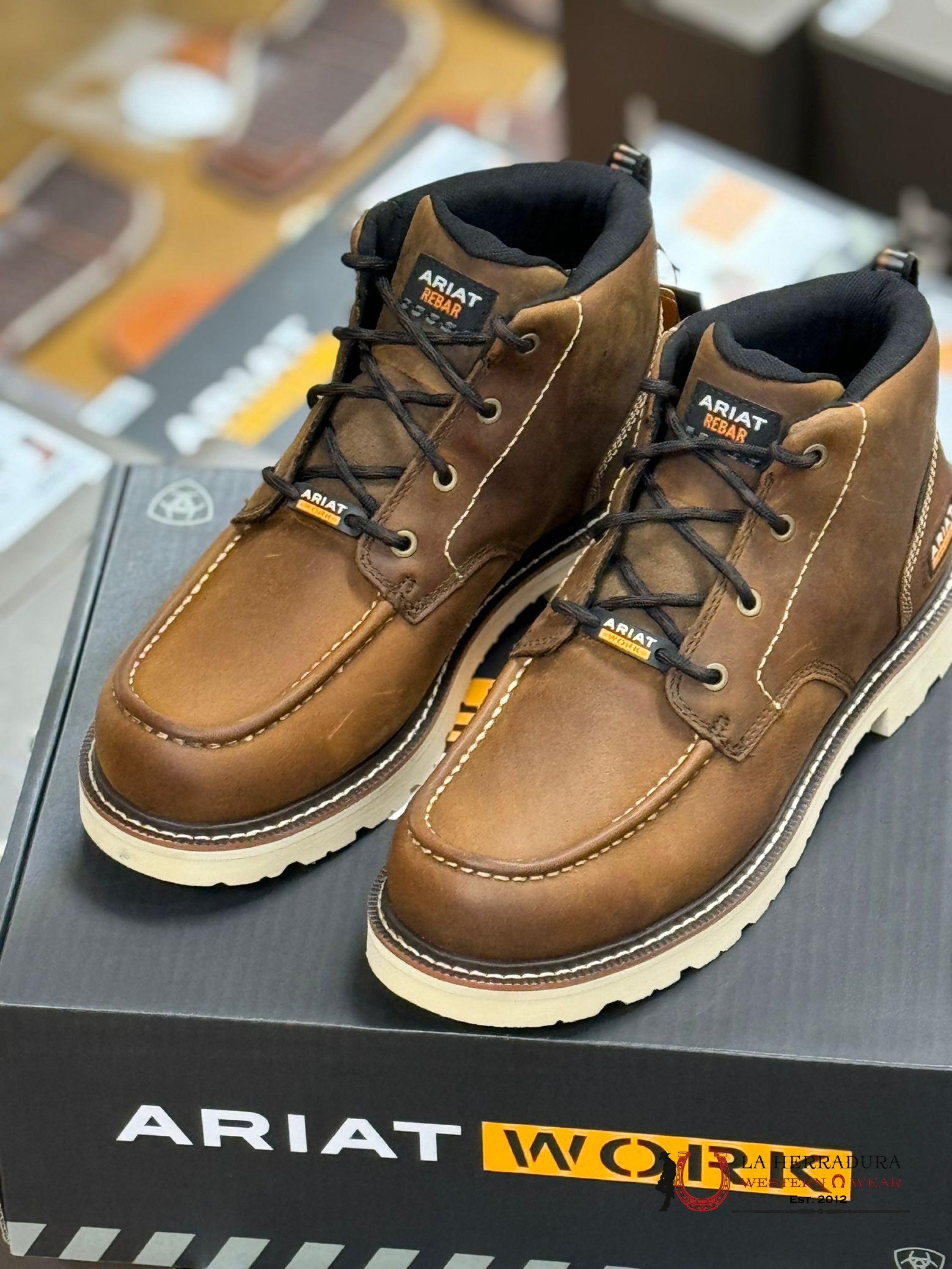 Ariat Rebar Work Distressed Brown